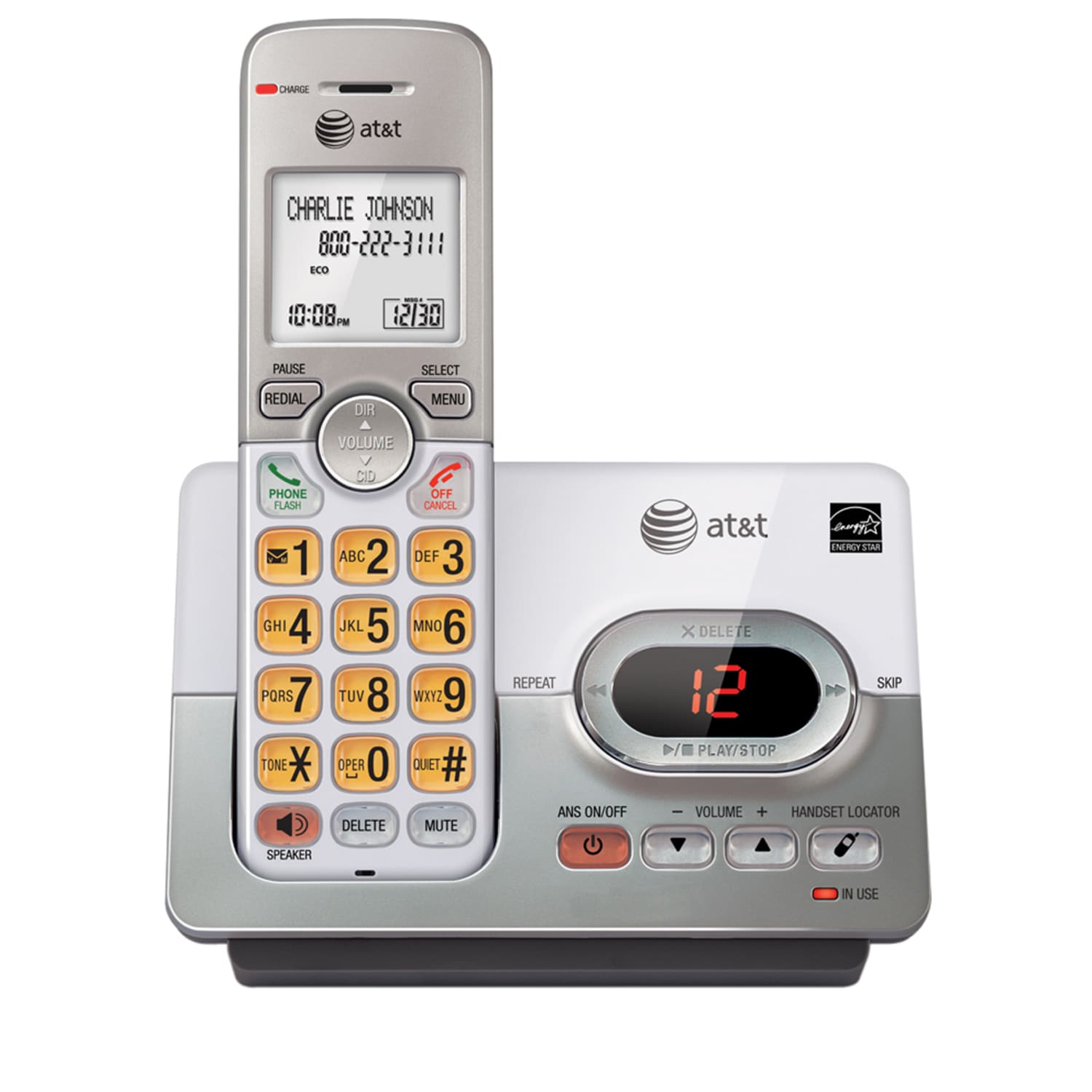 AT&T EL52103 DECT 6.0 Expandable Cordless Phone System With Digital Answering Machine - Image 3