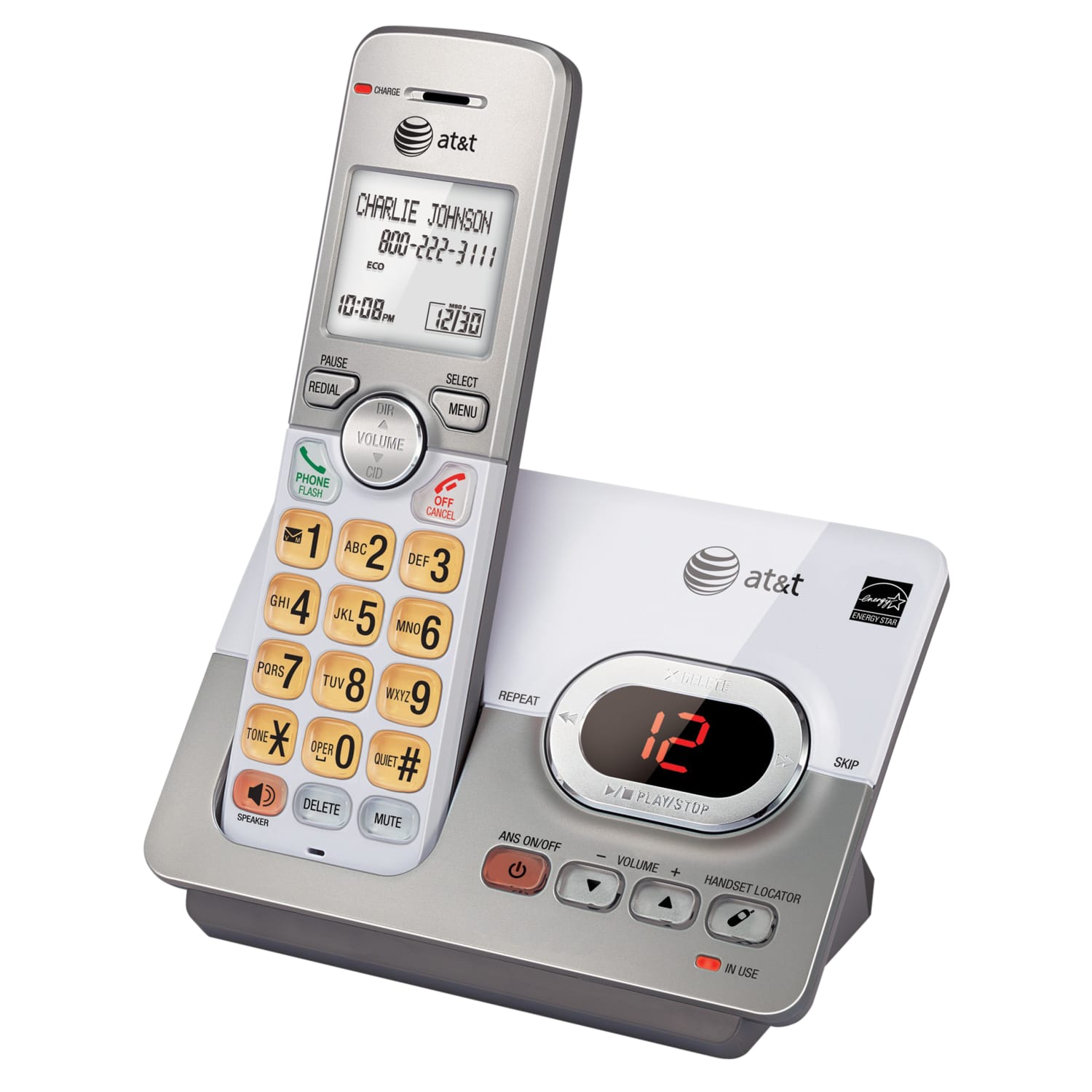 AT&T EL52103 DECT 6.0 Expandable Cordless Phone System With Digital Answering Machine - Image 3