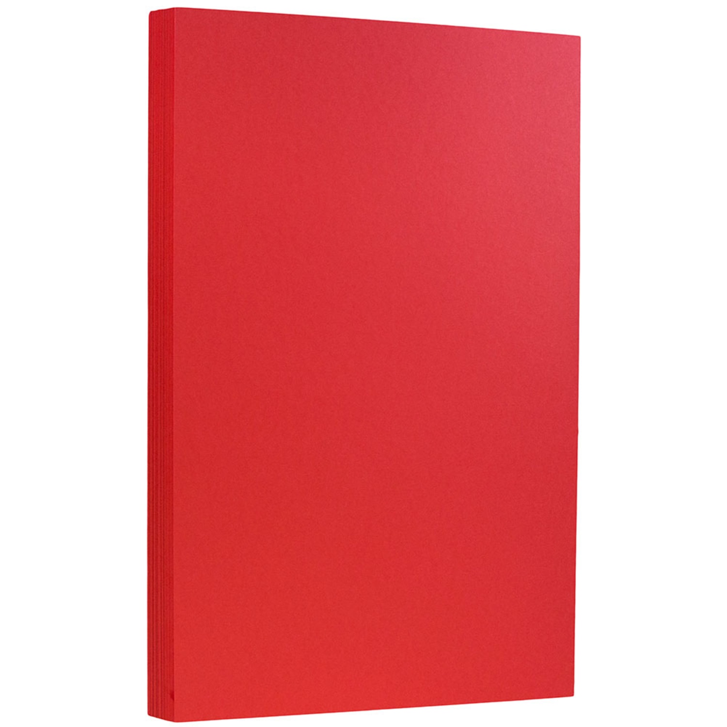 JAM Paper Legal Card Stock, Red, Legal (8.5in x 14in), 65 Lb, Pack Of 50 - Image 3