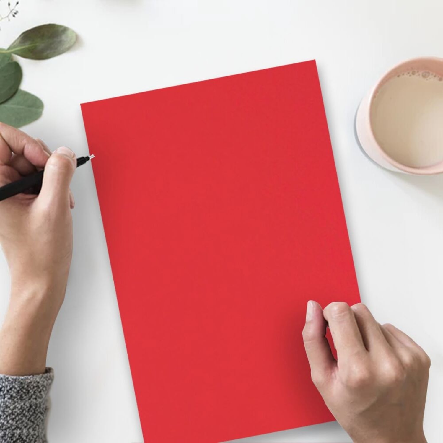 JAM Paper Legal Card Stock, Red, Legal (8.5in x 14in), 65 Lb, Pack Of 50 - Image 4