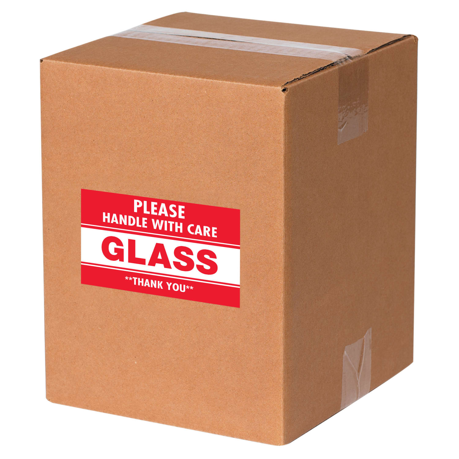 Tape Logic Preprinted Shipping Labels, SCL566, "Please Handle With Care Glass Thank You," 3in x 5in, Red/White, Pack Of 500 - Image 3