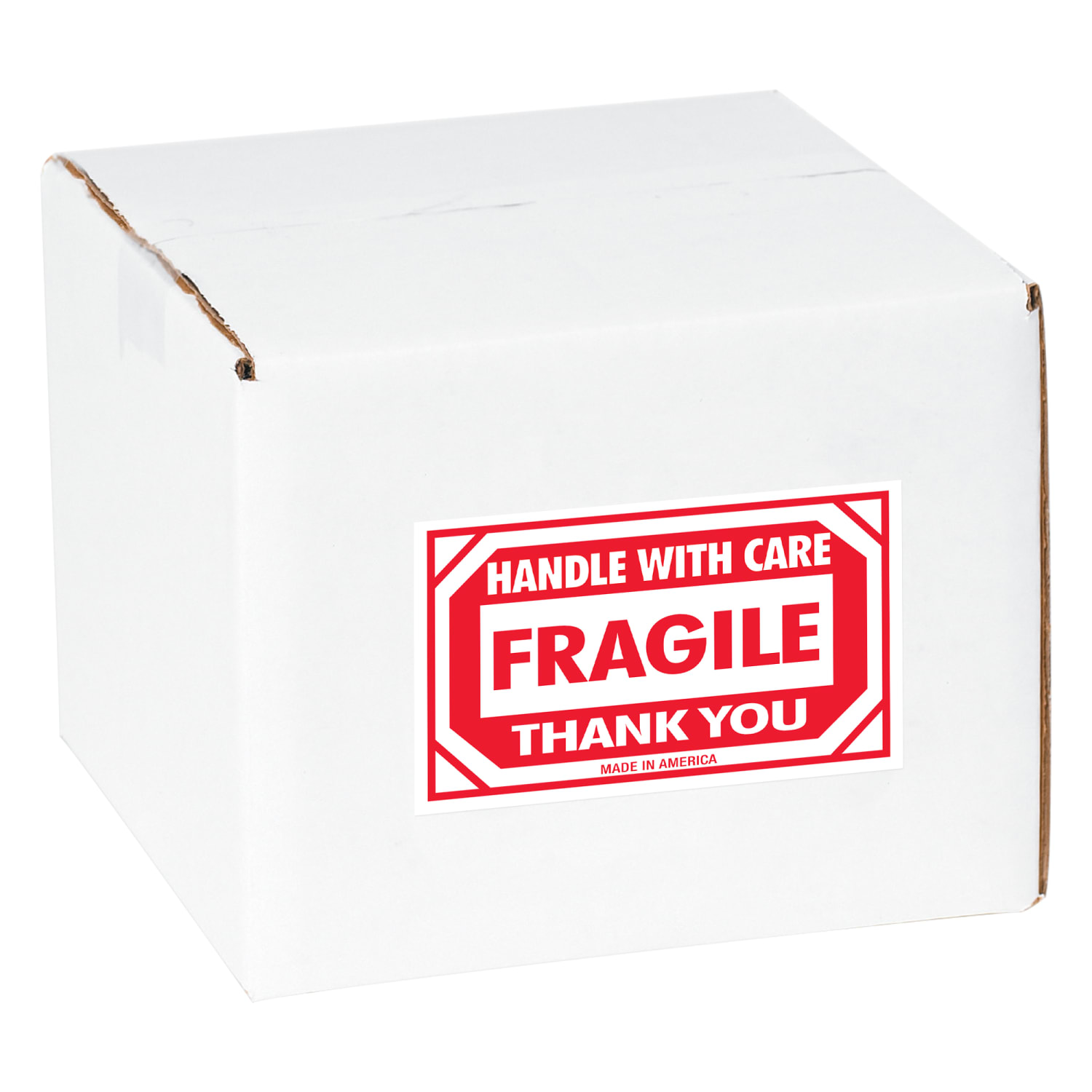 Tape Logic Preprinted Shipping Labels, SCL576, "Handle With Care Fragile Thank You," 3in x 5in, Red/White, Pack Of 500 - Image 3