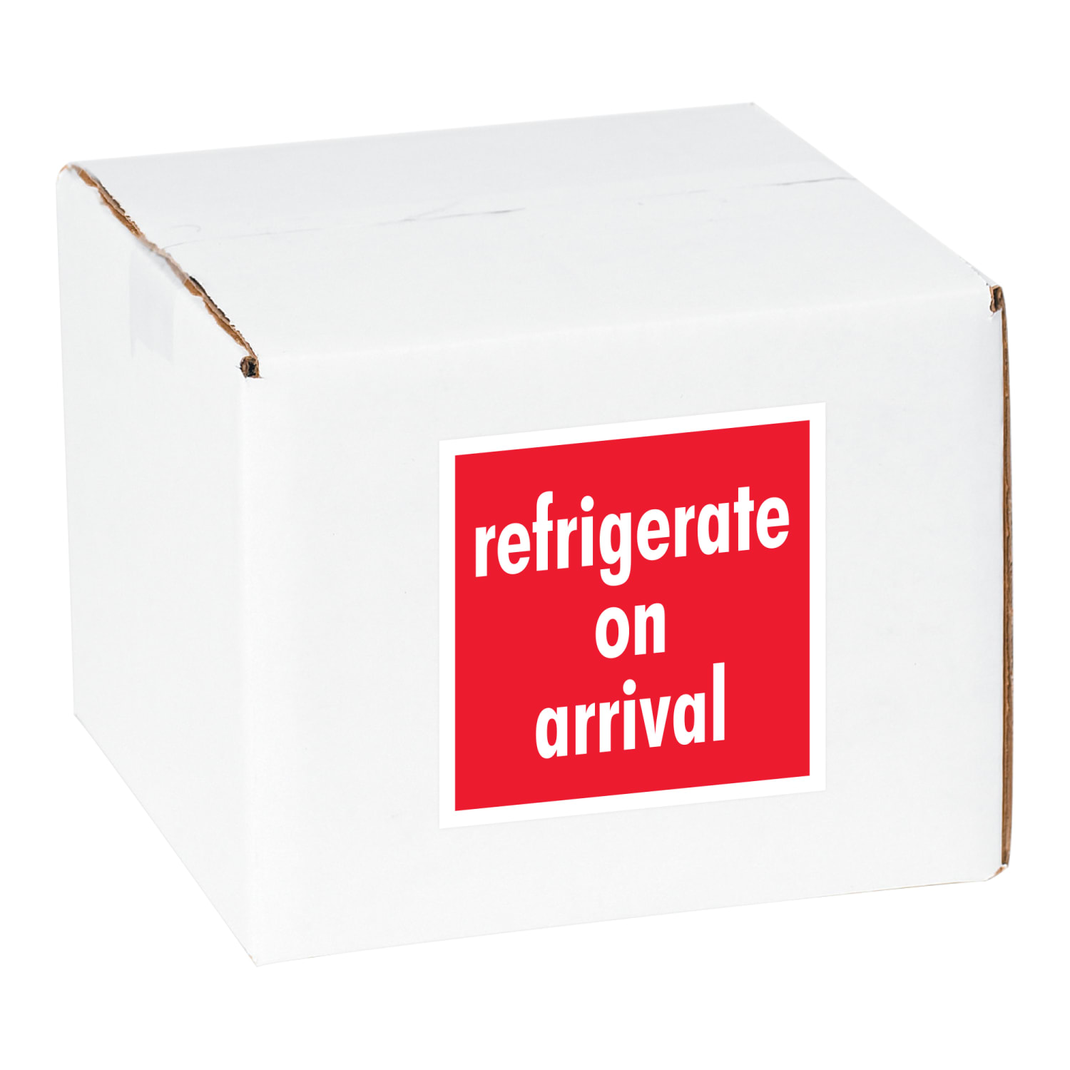 Tape Logic Preprinted Shipping Labels, SCL589, "Refrigerate Upon Arrival," 4in x 4in, Red/White, Pack Of 500 - Image 3