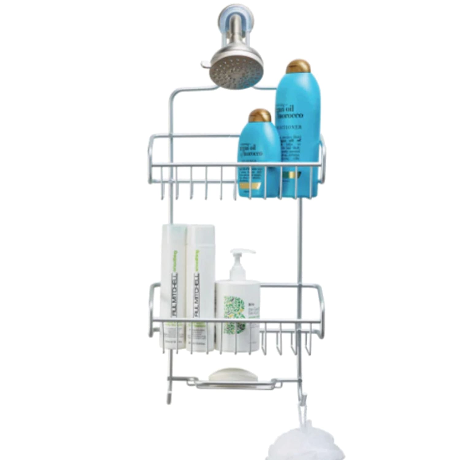 Better Houseware Rust-Proof Extra-Large Shower Caddy, 27-1/2inH x 11-3/4inW x 4-3/8inD, Metallic - Image 4