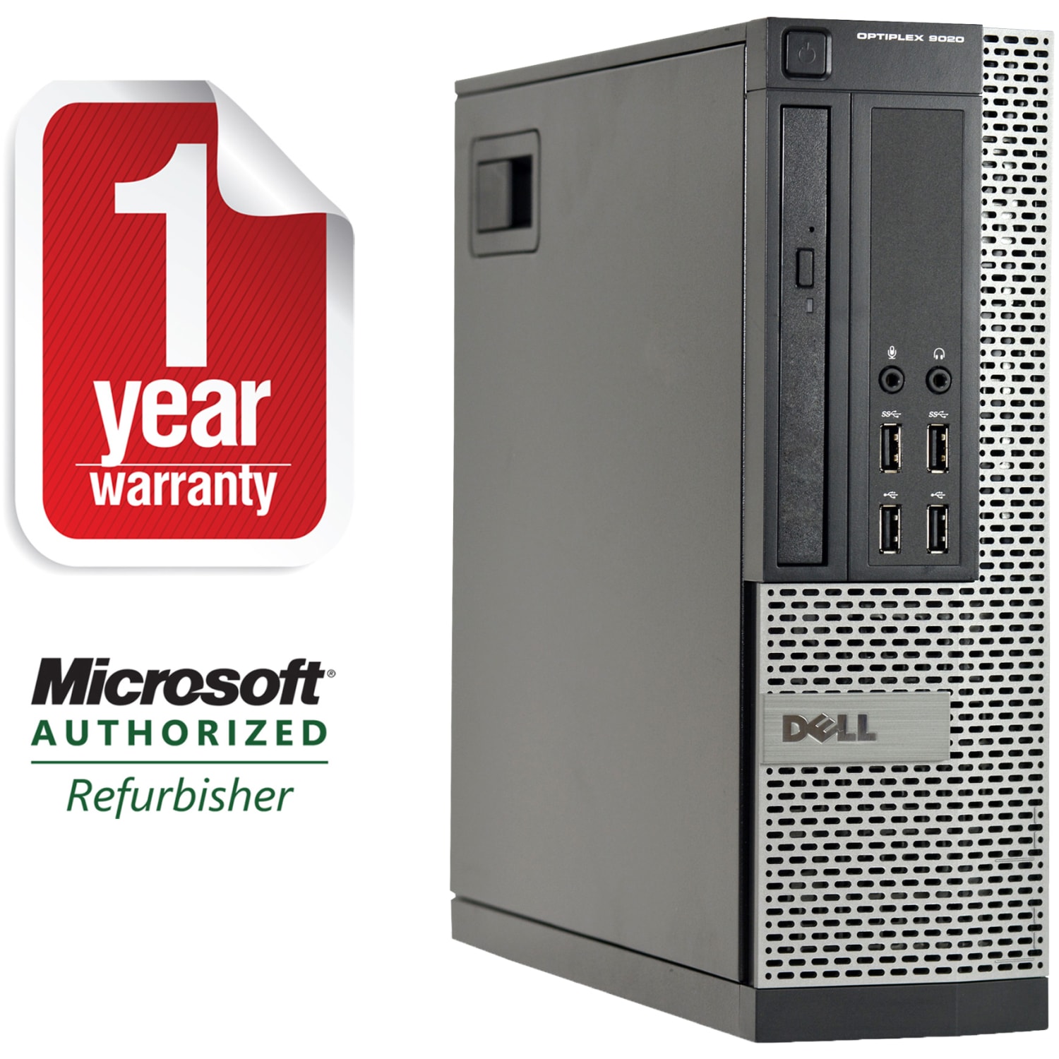 Dell Optiplex 9020-SFF Refurbished Desktop PC, Intel Core i5, 16GB Memory, 512GB Solid State Drive, Windows 10, J1-9020SA03 - Image 3