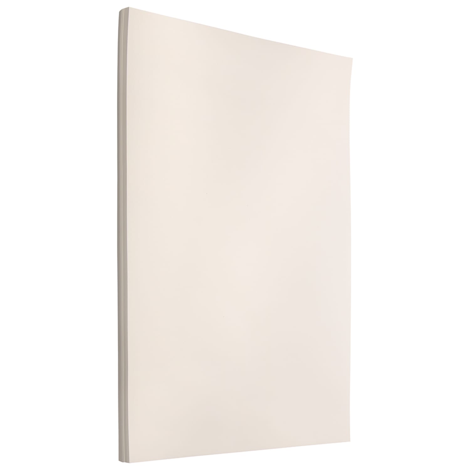 JAM Paper Card Stock, Strathmore Natural White Wove, Ledger (11in x 17in), 88 Lb, Pack Of 50 - Image 3