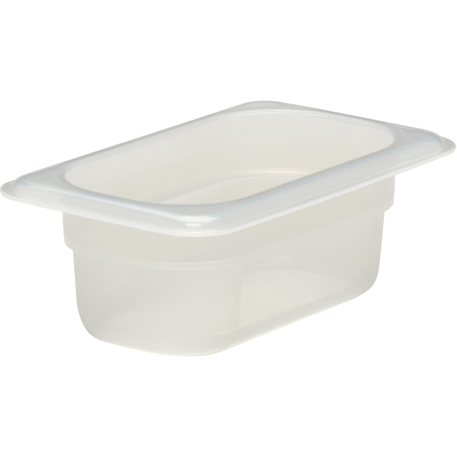 Cambro Translucent GN 1/9 Food Pan, 2-1/2inH x 4-1/4inW x 6-15/16inD, Pack Of 6 Containers