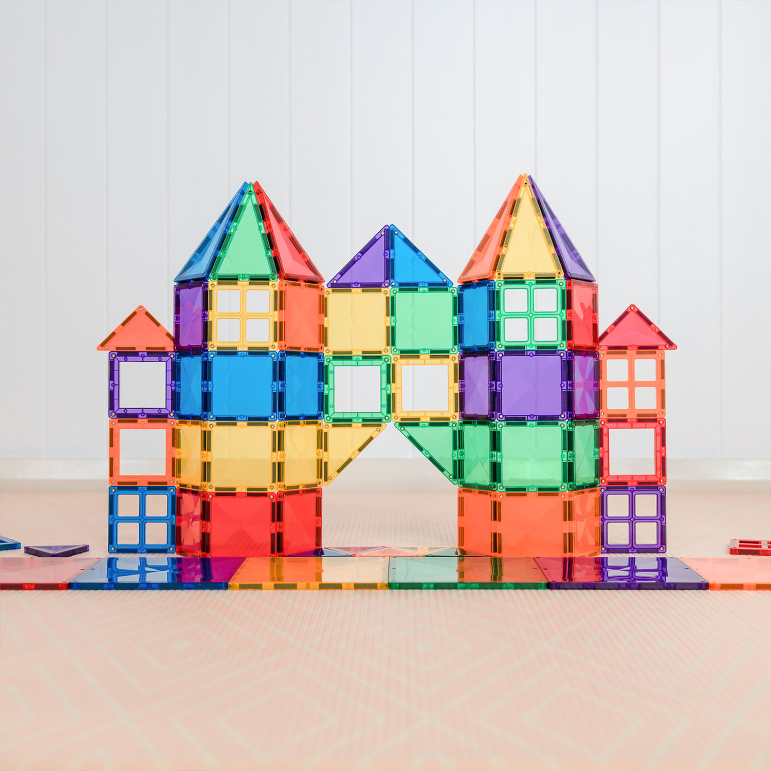 Connetix Magnetic Tiles Rainbow Starter Pack, 60 Pieces - Image 6