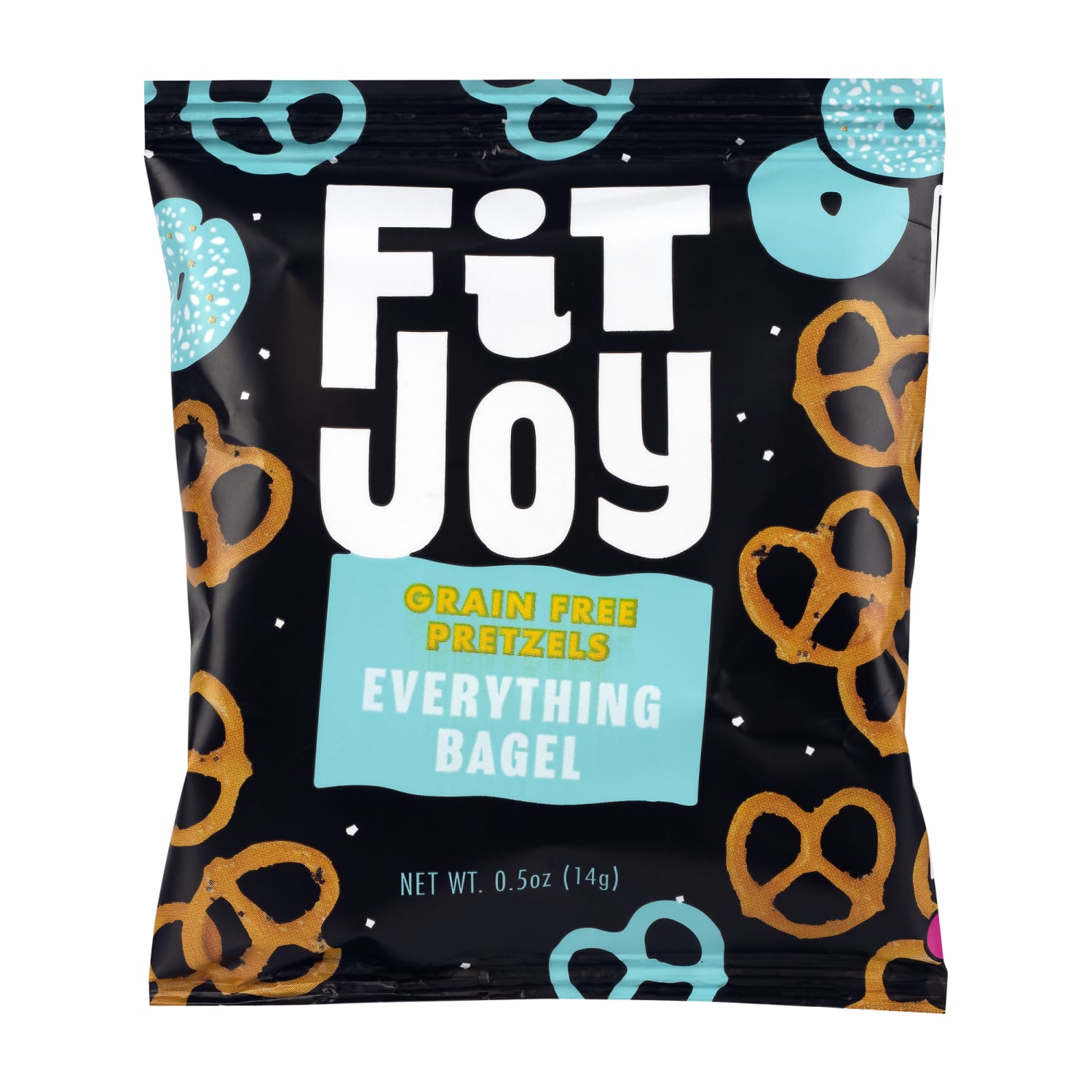 FitJoy Pretzel Twists, Everything Bagel, 0.5 Oz, Total Qty 400