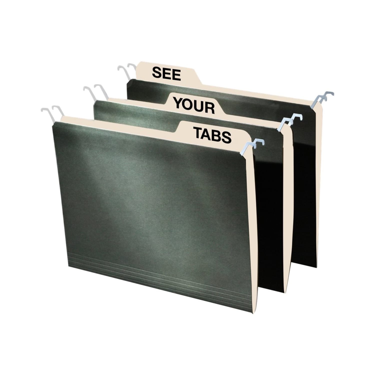 Find It Tab-View Hanging File Folders, Letter Size, 70% Recycled, Green, Pack Of 20 - Image 4