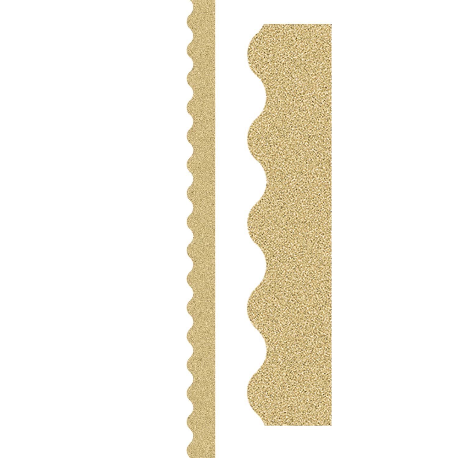 Teacher Created Resources Scalloped Border Trim Packs, 35', Gold Glitz, Set Of 3 Packs - Image 4