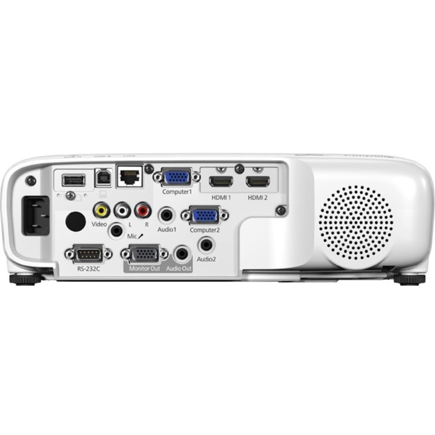 Epson PowerLite 118 LCD Projector - 4:3 - Ceiling Mountable - 1024x 768 - Front, Ceiling, Rear - 8000 Hour Normal Mode - V11HA03020 - Image 6
