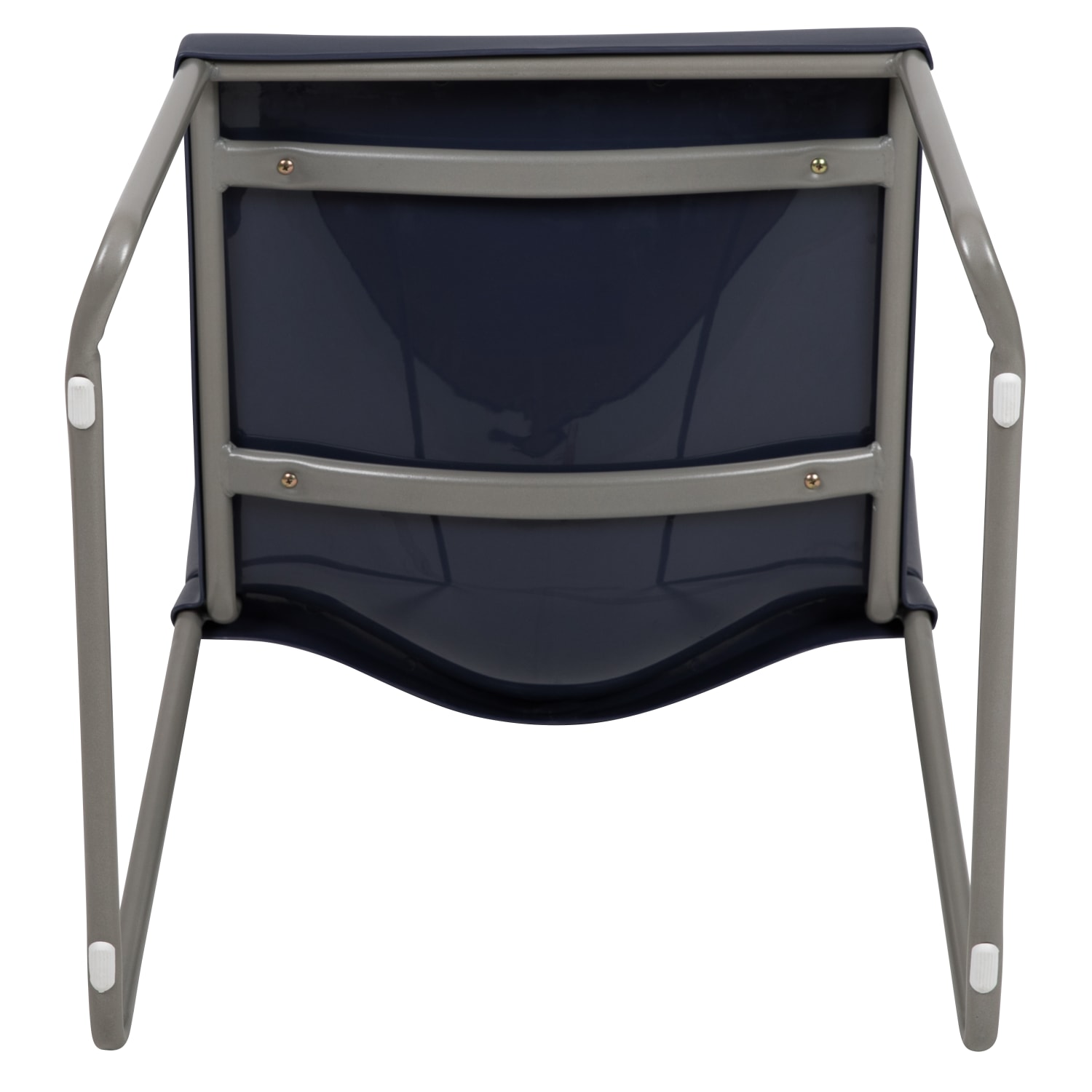 Flash Furniture HERCULES Series Full-Back Contoured Stacking Chair With Sled Base, Navy - Image 13