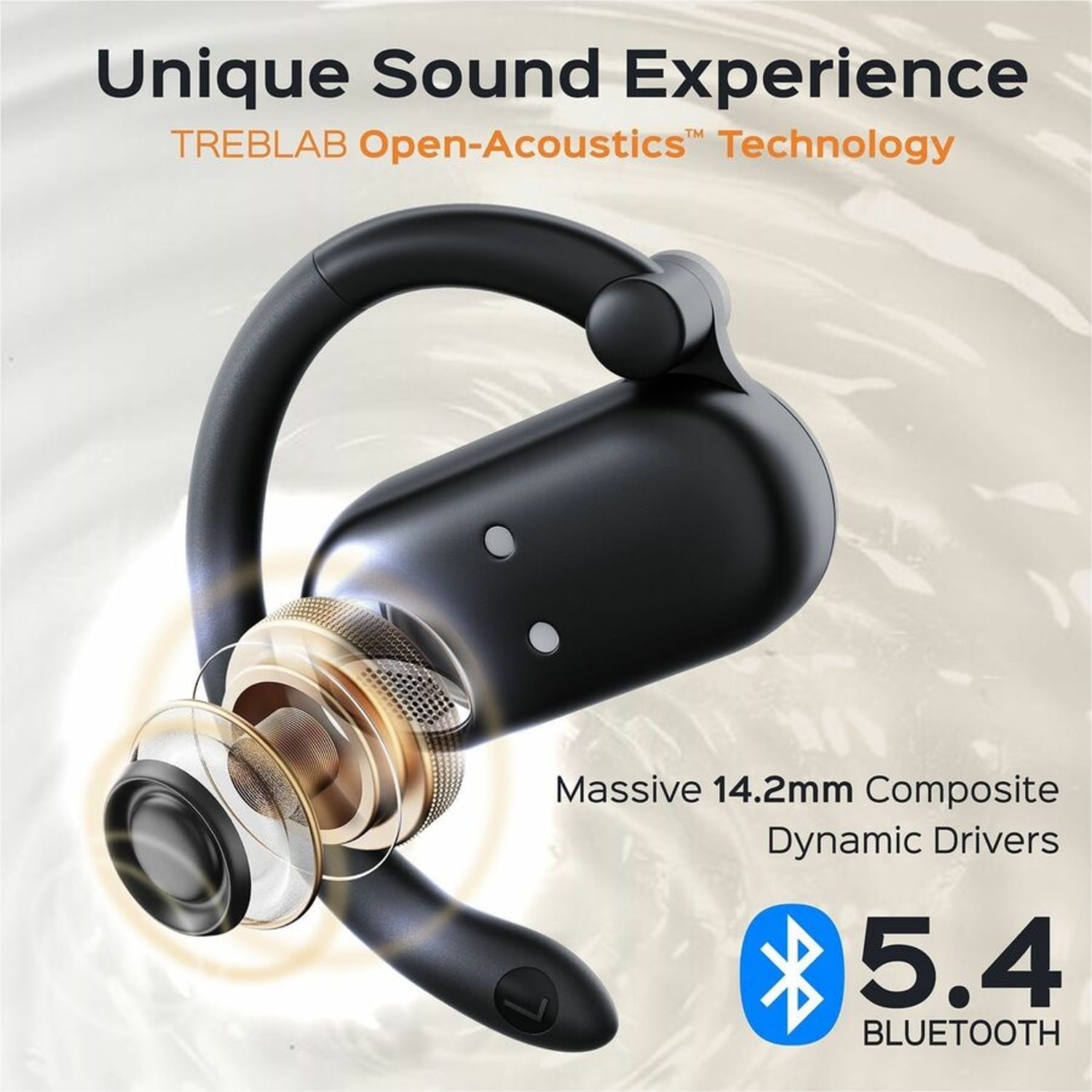 Treblab X-Open - True Open Ear Wireless Earbuds - Siri, Google Assistant - Stereo - True Wireless - Bluetooth - XOPEN - Image 3