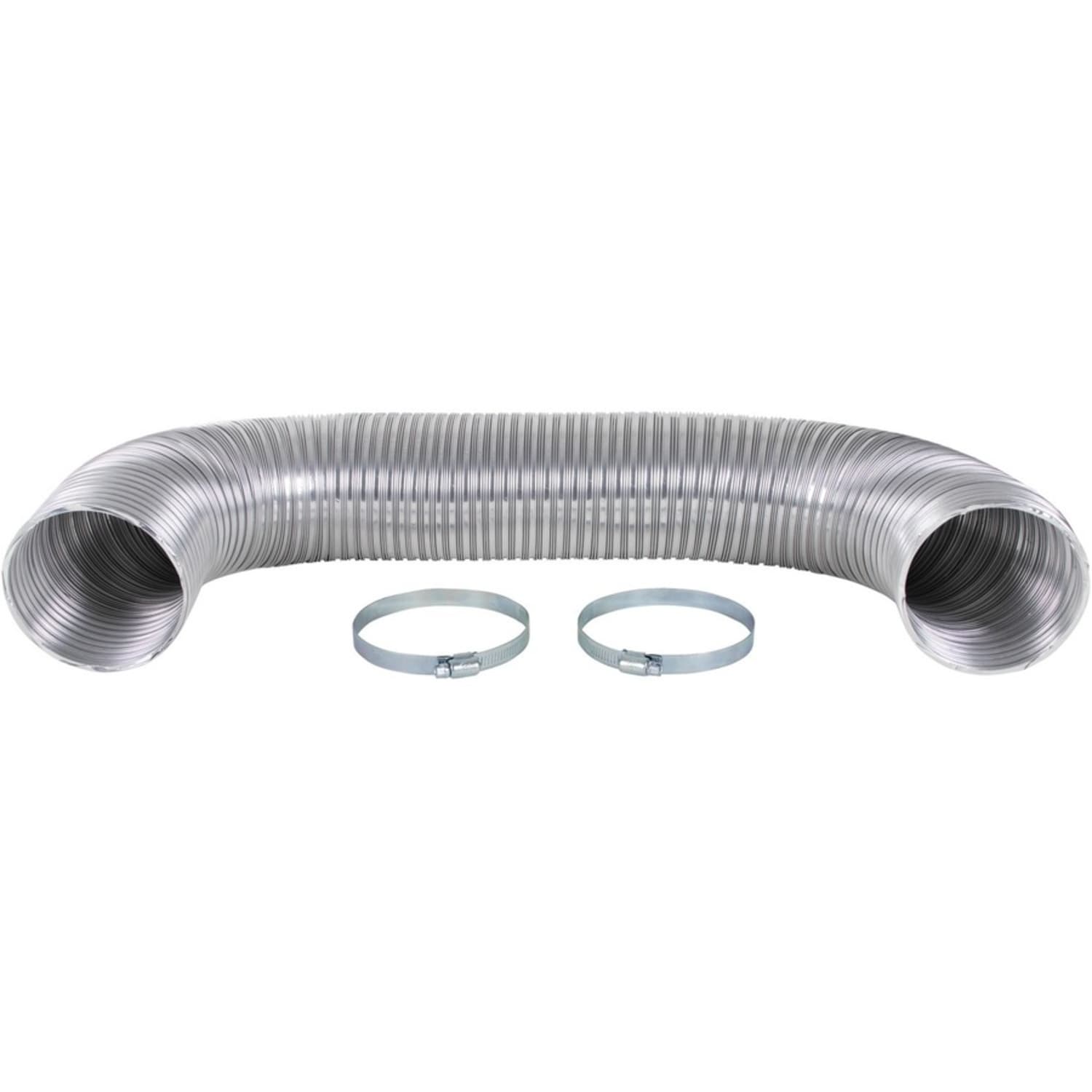 Certified Appliance Accessories Electric Dryer Duct Kit with 4-Wire 30-Amp 6ft Cord - Aluminum - Silver, Black - Image 6