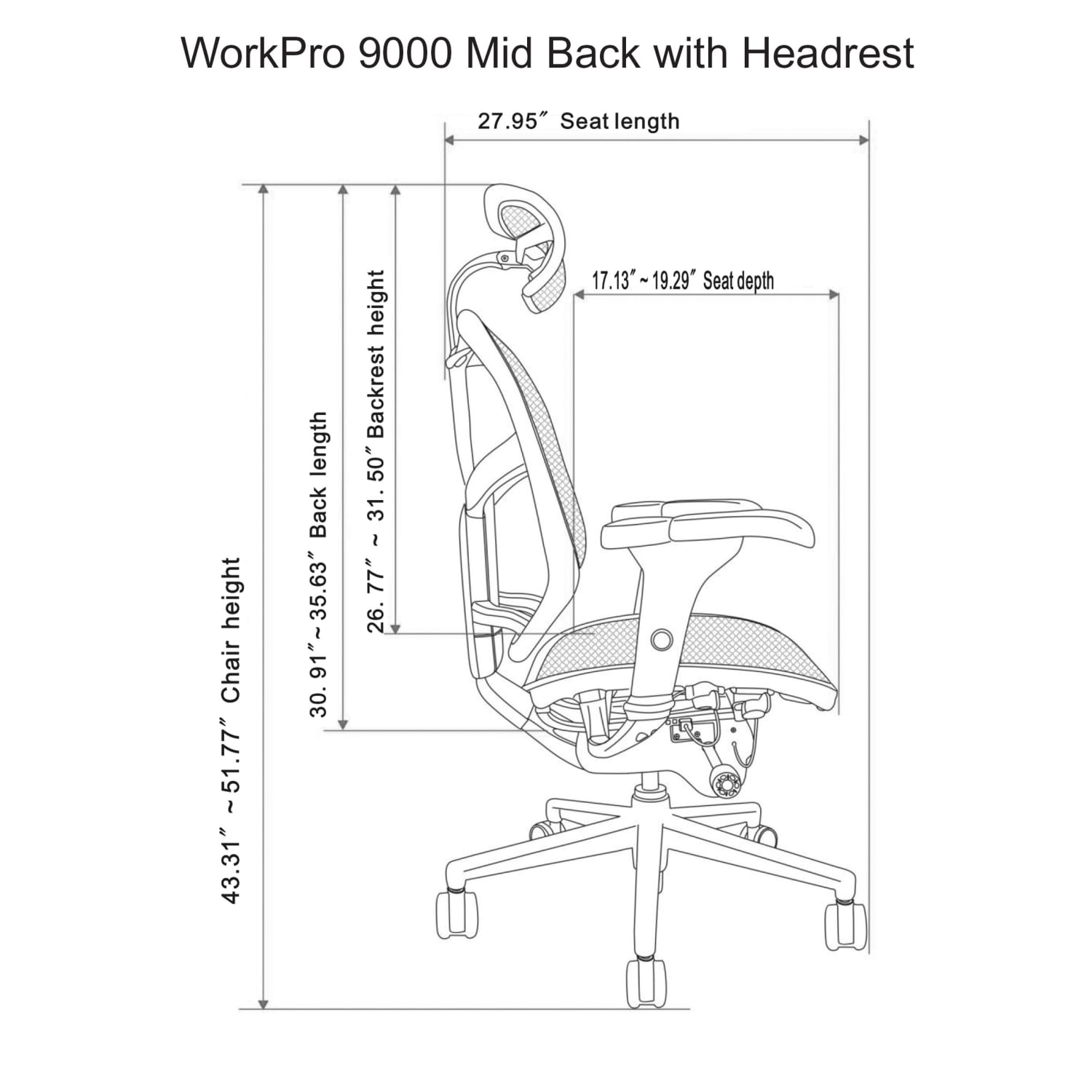WorkPro Quantum 9000 Series Ergonomic Mesh HighBack Executive Office Chair Black BIFMA Compliant PopularChairscom WorkPro Quantum 9000 Series Ergonomic Mesh High Back Executive Office Chair Black BIFMA Compliant PopularChairscom
