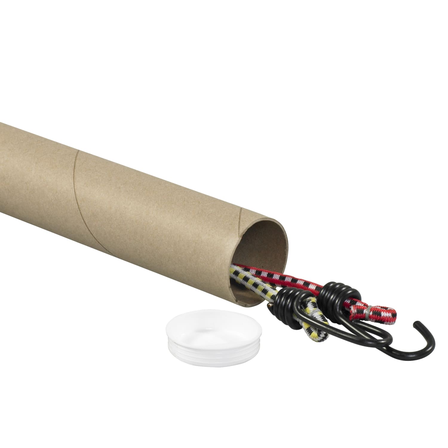 Partners Brand Kraft Mailing Tubes With Plastic Endcaps, 2 1/2in x 36in, Pack Of 34 - Image 4