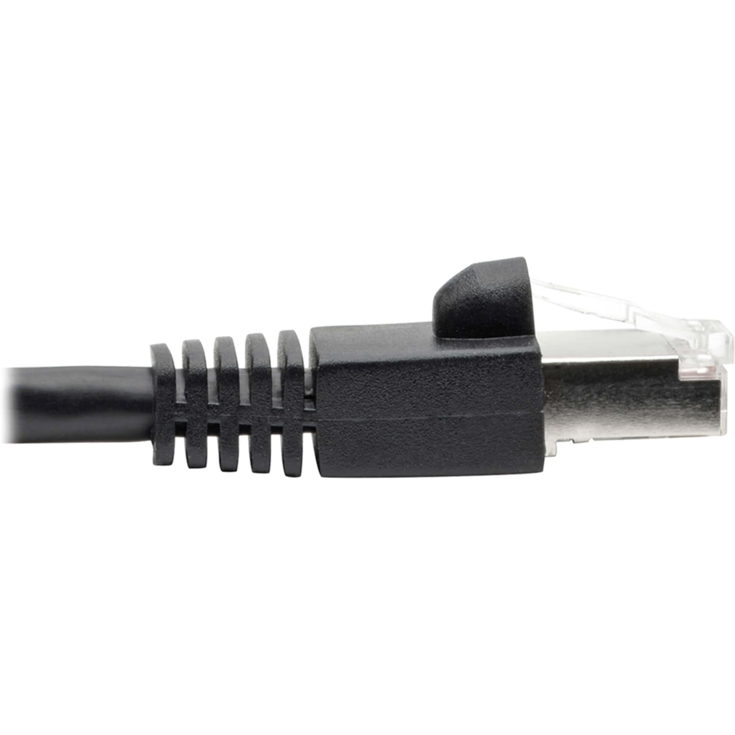 Tripp Lite Cat6a Snagless Shielded STP Patch Cable 10G, PoE Black M/M 35ft - First End: 1x RJ-45 Male Network - N262035BK - Image 5
