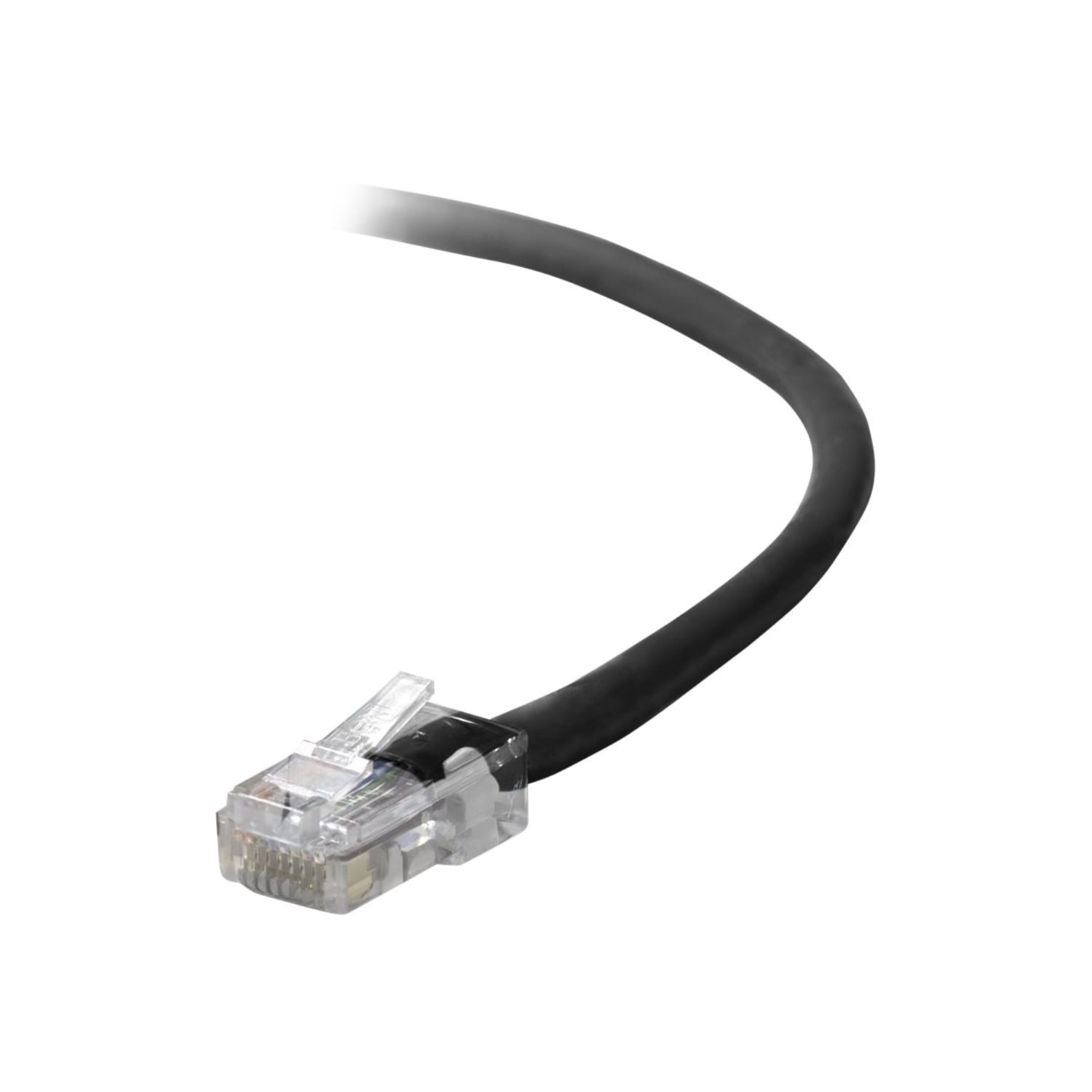 Belkin Cat. 5E UTP Patch Cable - RJ-45 Male - RJ-45 Male - 6in - Black - Image 3