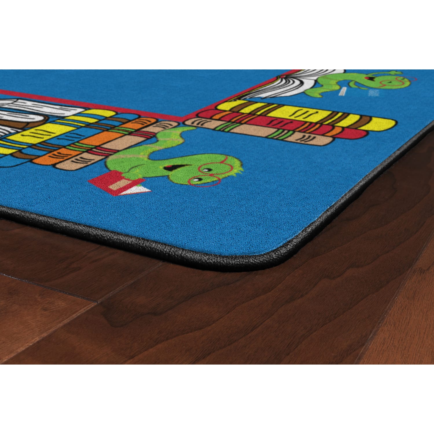 Flagship Carpets Bookworm Border, Rectangle, 7ft 6in x 12ft, Multicolor - Image 5