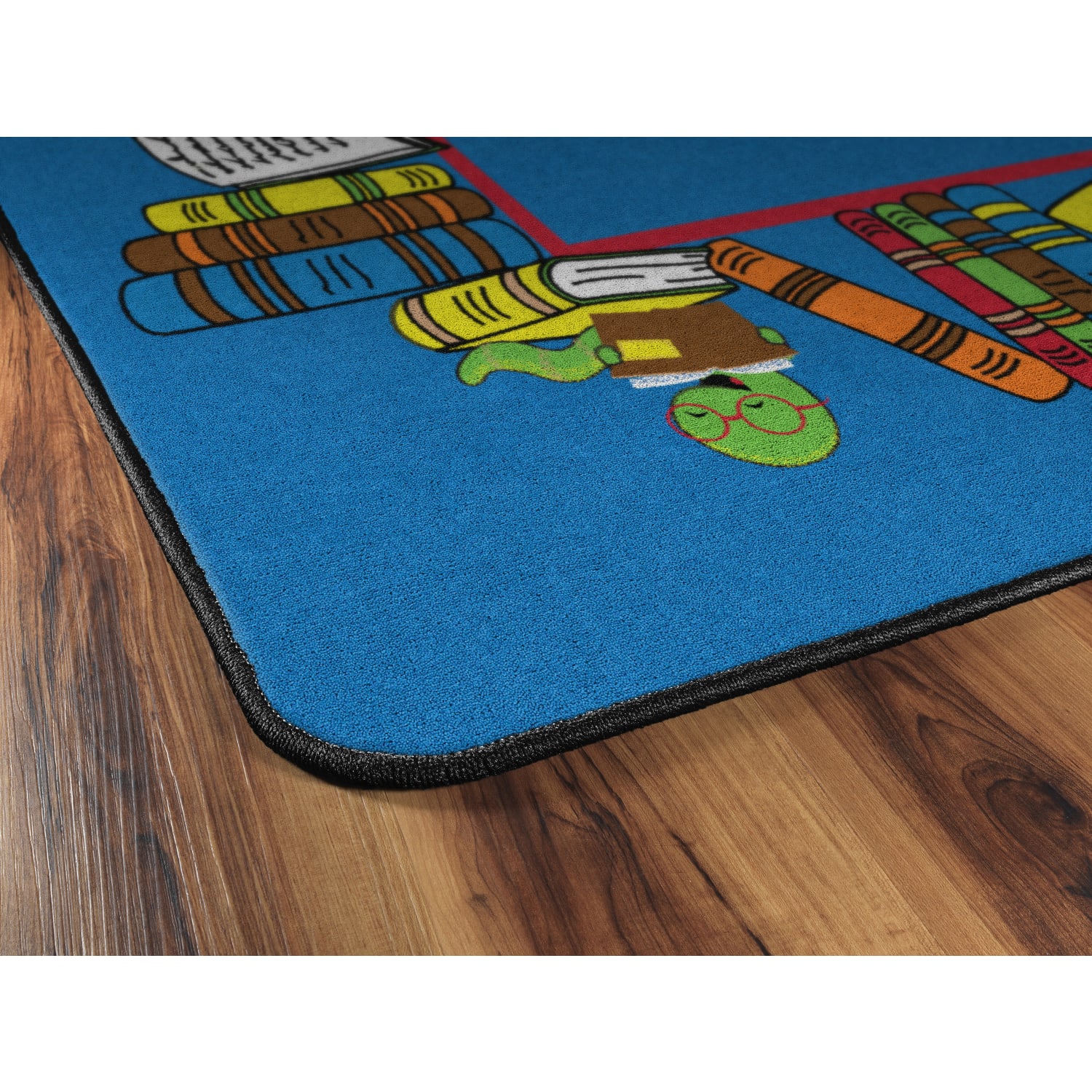 Flagship Carpets Bookworm Border, Rectangle, 7ft 6in x 12ft, Multicolor - Image 6