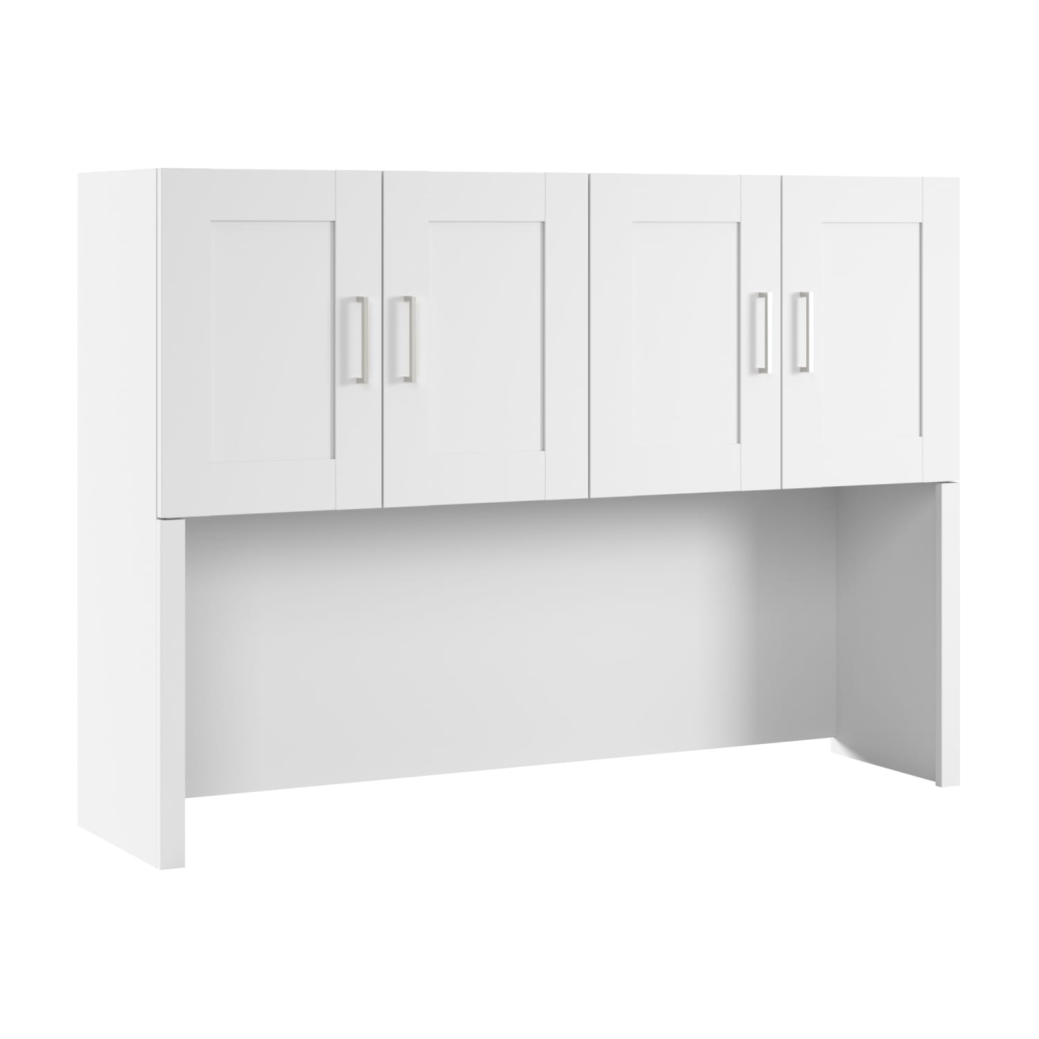 Bush Business Furniture Hampton Heights 60inW Hutch, White, Standard Delivery