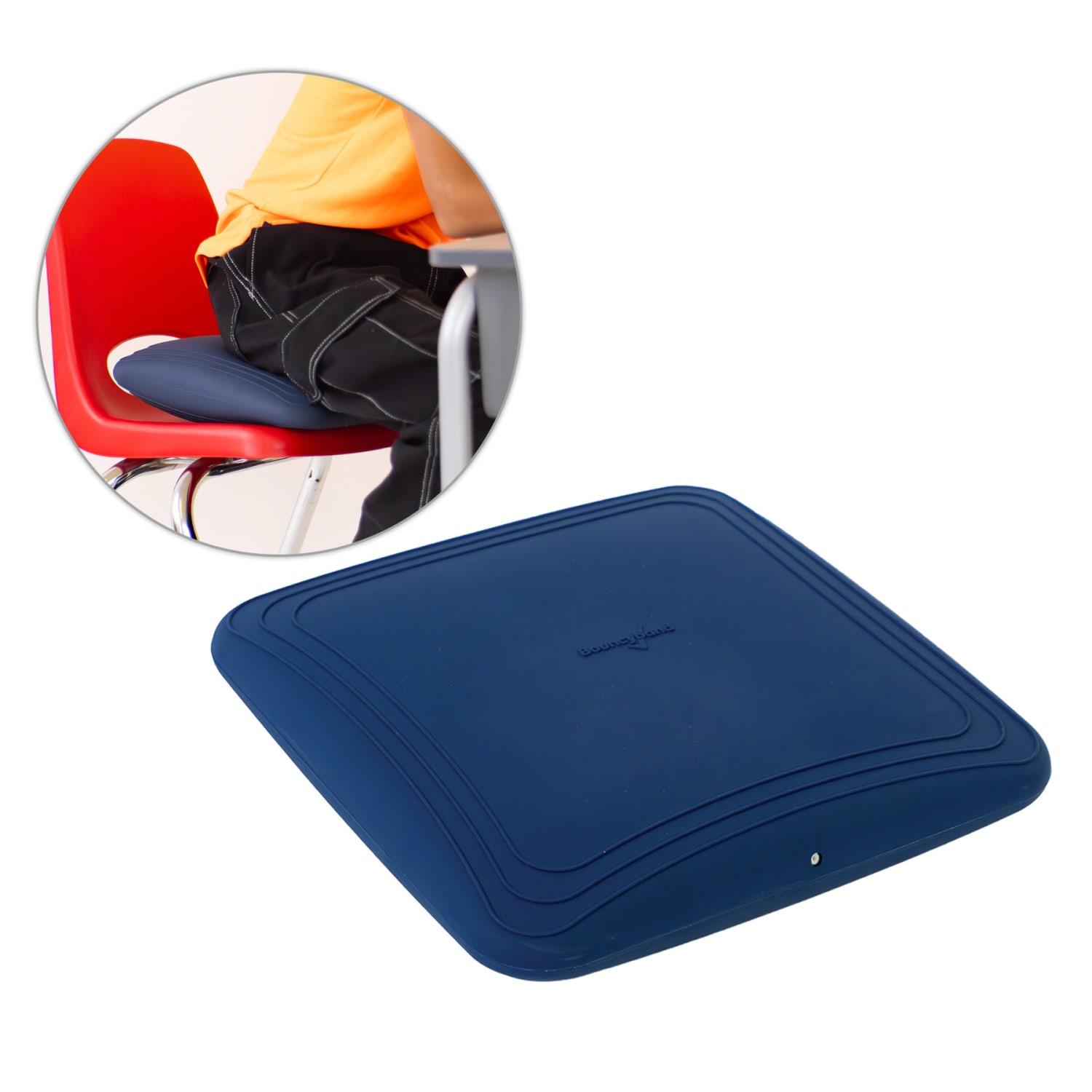 Bouncyband Wobble Pad 2inH x 11 1316inW x 11 1316inD Blue PopularChairscom