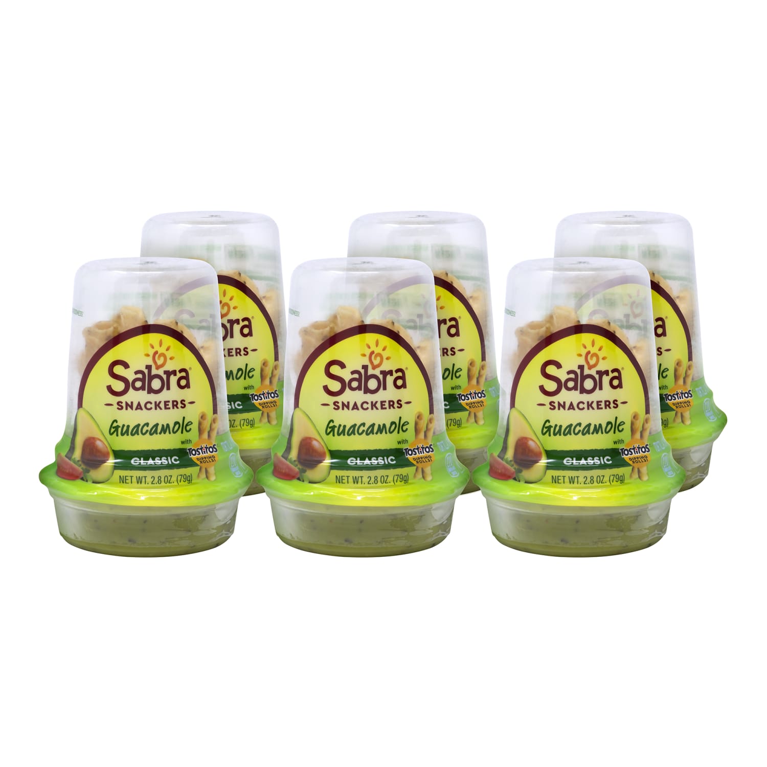 Sabra Snackers Grab And Go Guacamole with Tostitos Tortilla Chips, 2.8 Oz Cup, Pack Of 6 Cups - Image 4