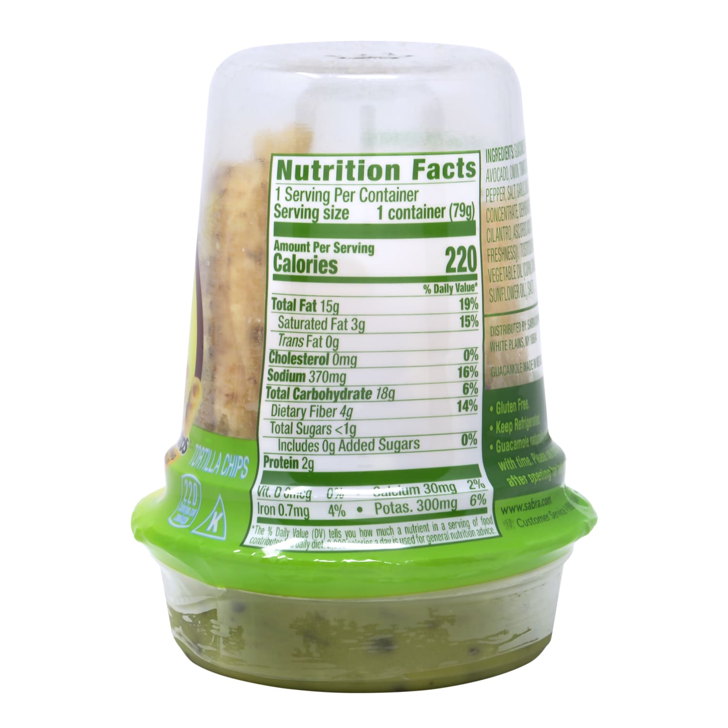 Sabra Snackers Grab And Go Guacamole with Tostitos Tortilla Chips, 2.8 Oz Cup, Pack Of 6 Cups - Image 5