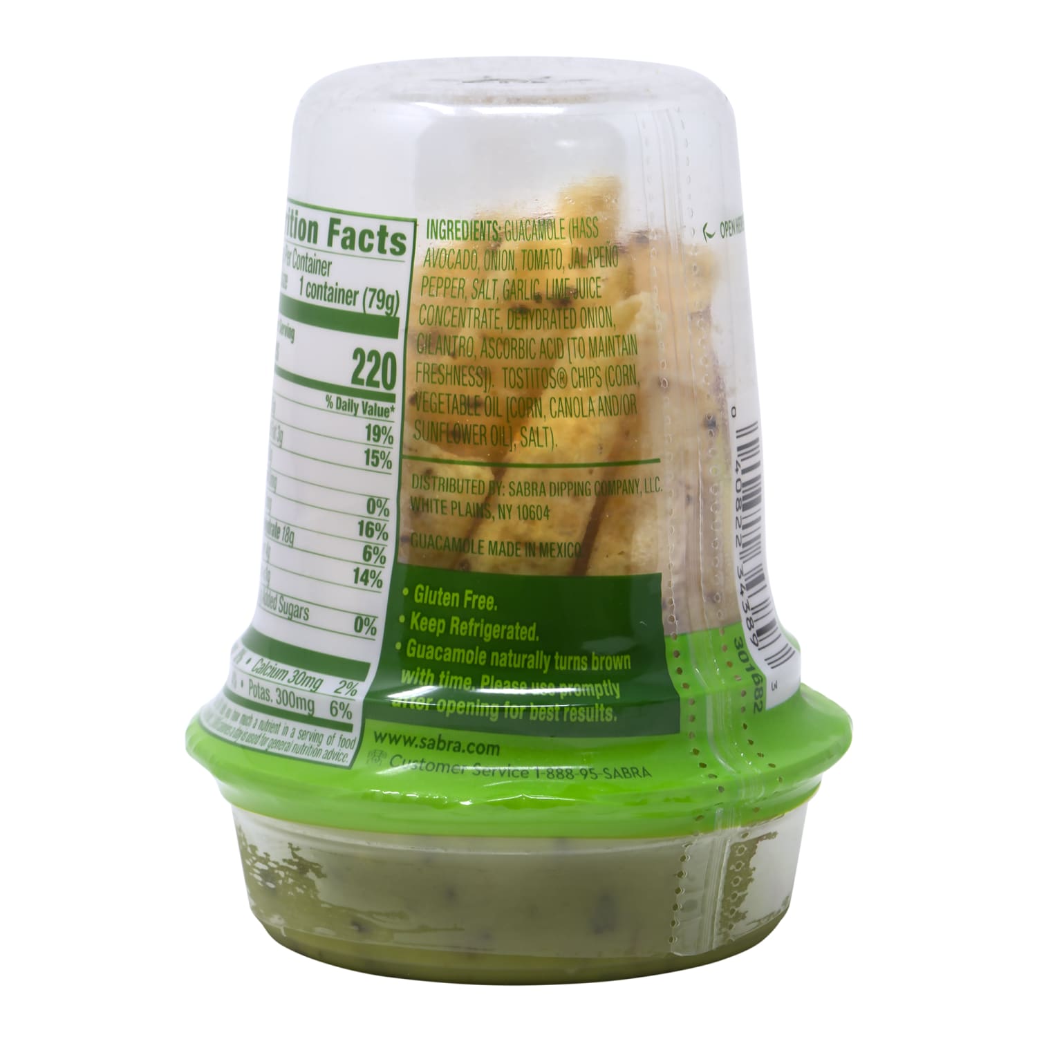 Sabra Snackers Grab And Go Guacamole with Tostitos Tortilla Chips, 2.8 Oz Cup, Pack Of 6 Cups - Image 6