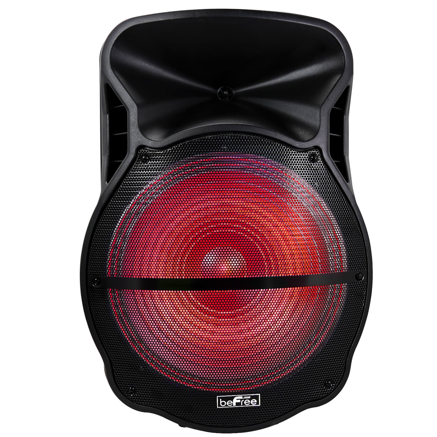 BeFree Sound 80W Bluetooth Wireless Portable Rechargeable Speaker With Reactive LED Lights, Black, 995106466M - Image 6