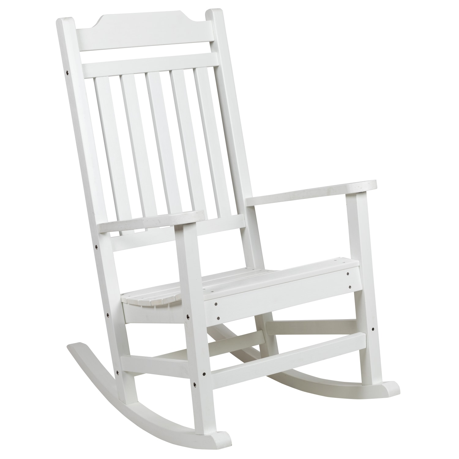 Flash Furniture Winston All Weather Rocking Chair White PopularChairscom
