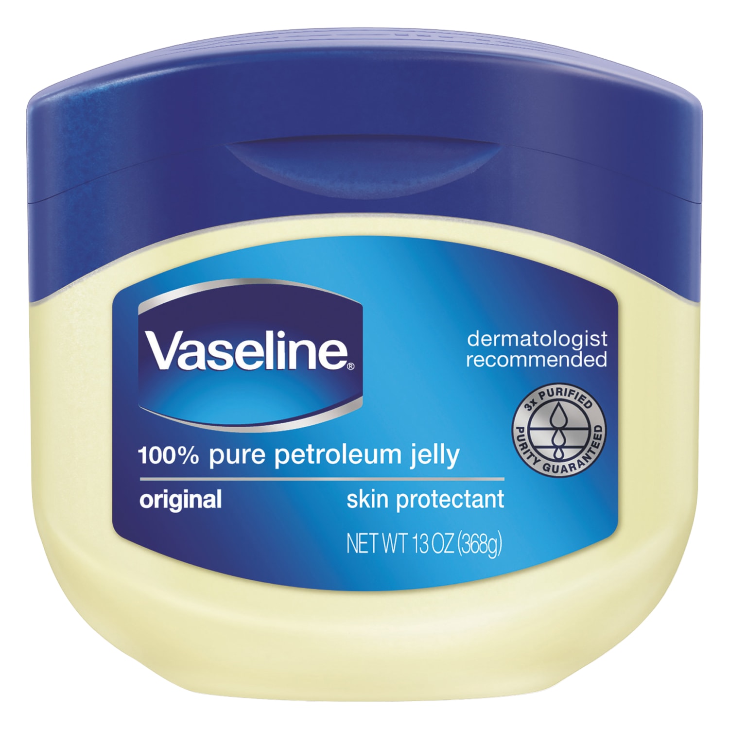 Vaseline Jelly Original, 13 oz Jar, 24/Carton, 34500CT