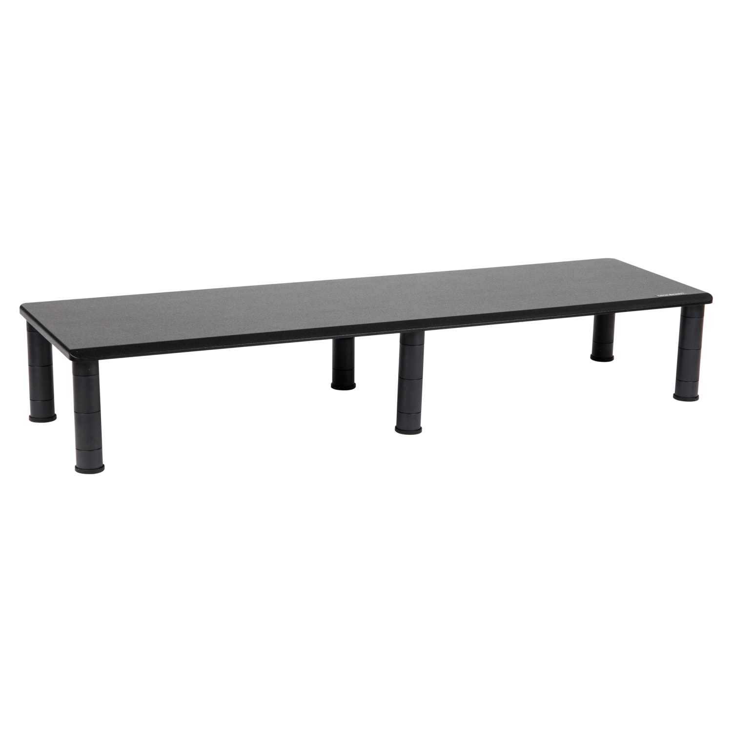 Mind Reader Dual-Monitor Stand, 6-1/2inH x 11inW x 38-1/2inD, Black - Image 3