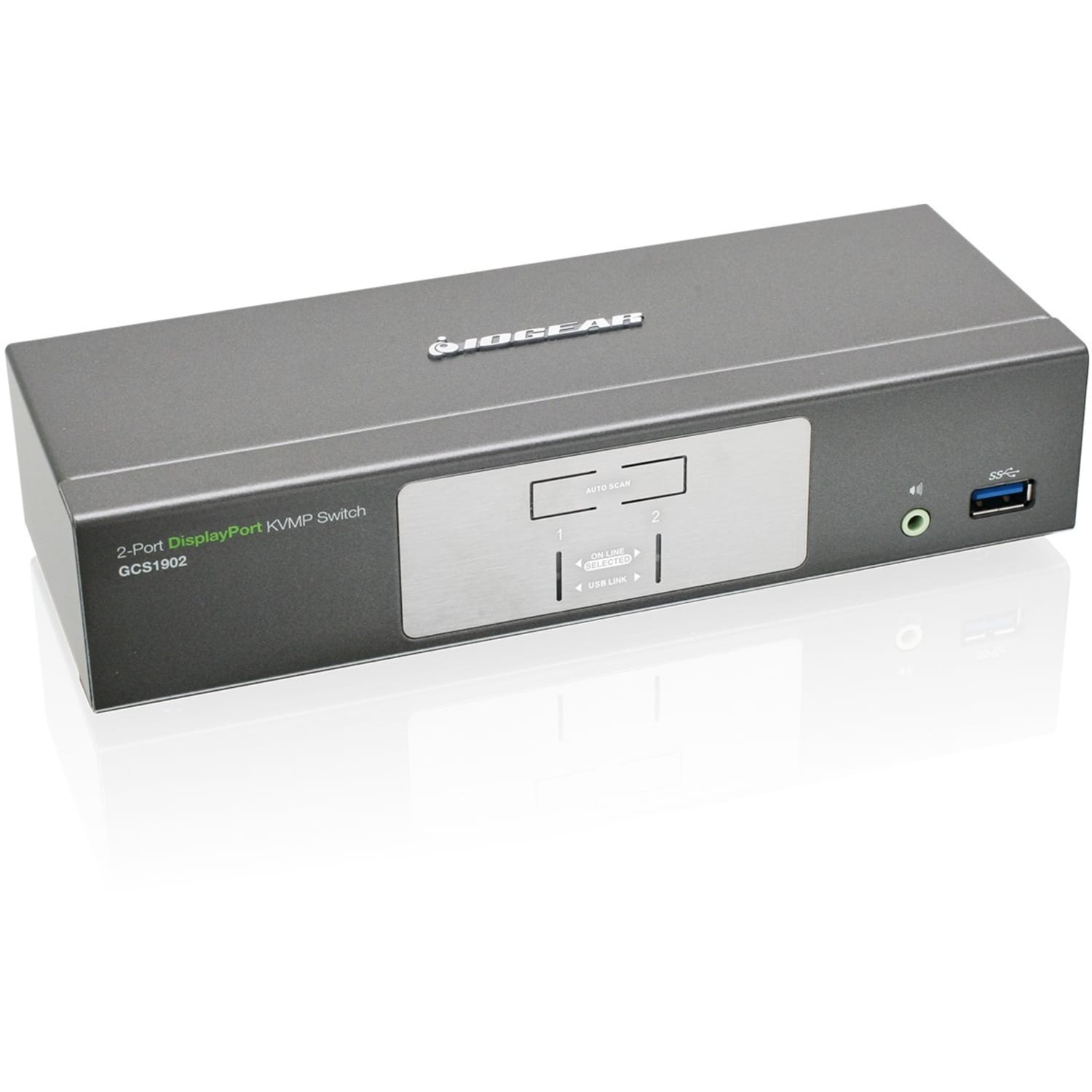 IOGEAR 2-Port DisplayPort KVMP Switch with USB 3.0 Hub (TAA Compliant) - 2 Computer(s) - 1 Local User(s) - GCS1902 - Image 3