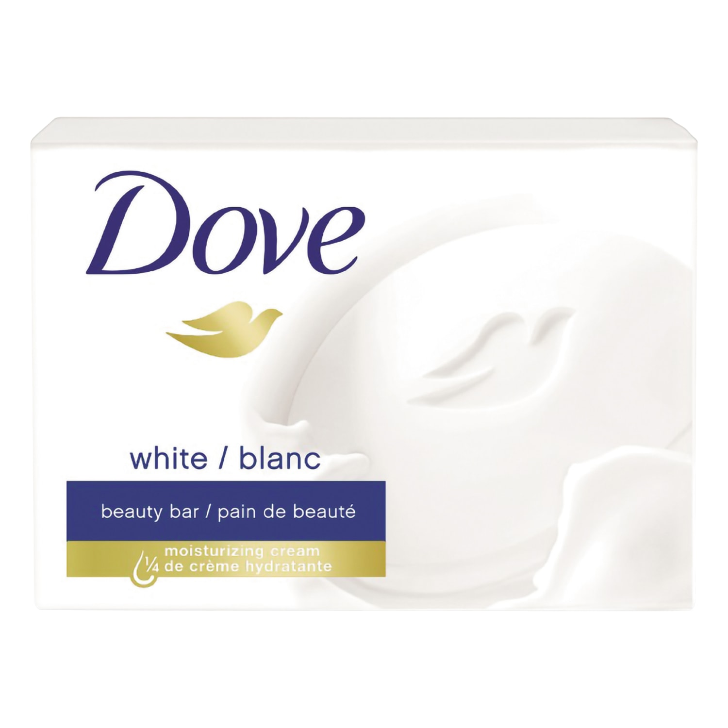 Dove White Beauty Bar, Light Scent, 2.6 oz