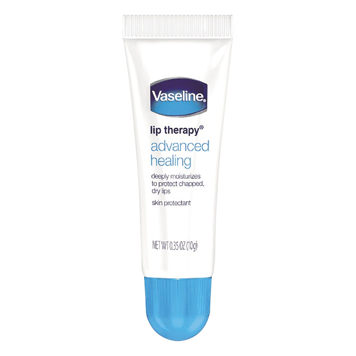 Vaseline Lip Therapy Lip Balm, Original, 0.35 oz Tube, 72/Carton