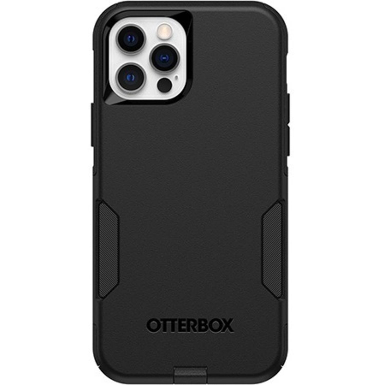 OtterBox Commuter Series Antimicrobial Case For Apple iPhone 12, iPhone 12 Pro Smartphone, Black - Image 3
