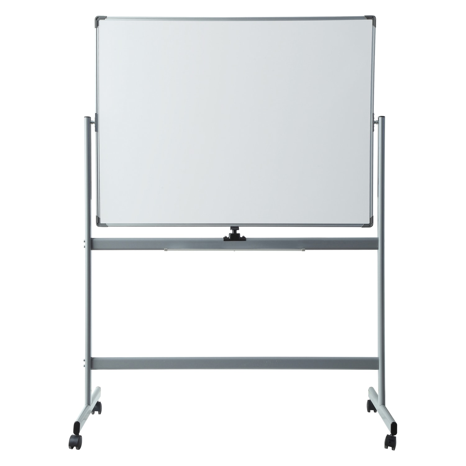 Lorell Magnetic Dry-Erase Whiteboard Easel, 48in x 72in, Aluminum Frame With Silver Finish - Image 3