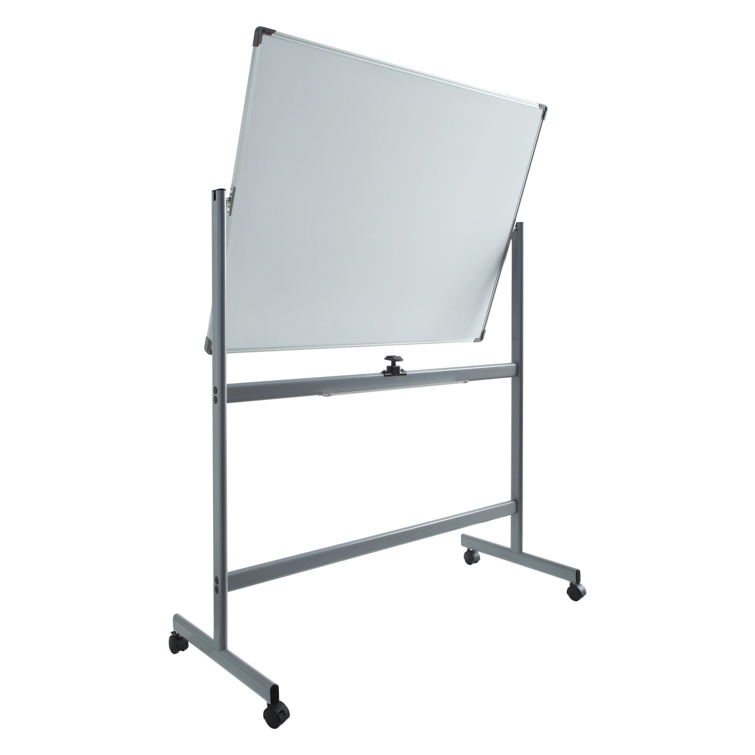 Lorell Magnetic Dry-Erase Whiteboard Easel, 48in x 72in, Aluminum Frame With Silver Finish - Image 4