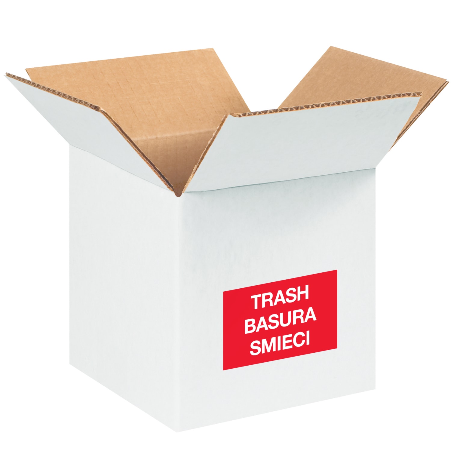 Tape Logic Preprinted Special Handling Labels, DL1311, Trash/Basura/Smieci, Rectangle, 2in x 3in, Red, Roll Of 500 - Image 3