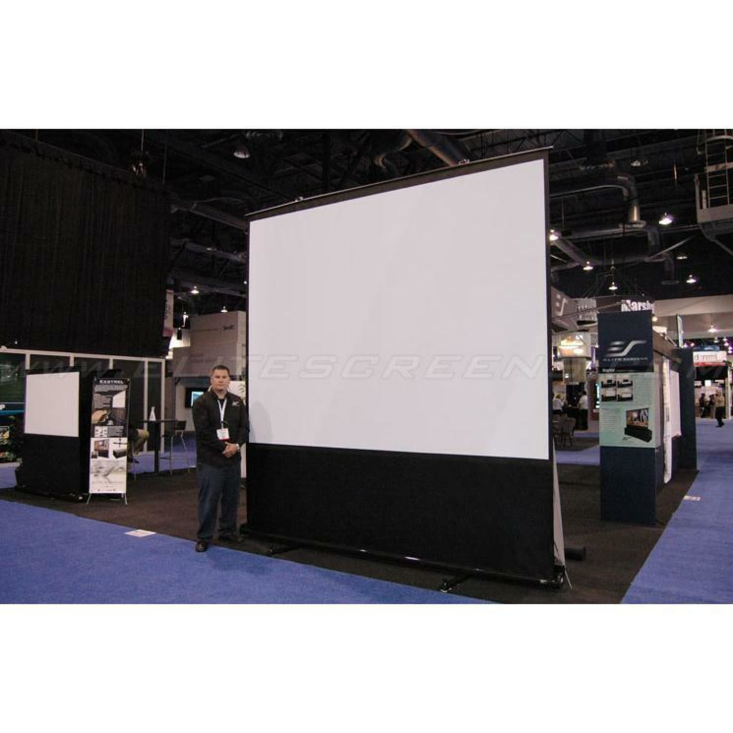Elite Screens ezCinema Series - 120-INCH 16:9, Manual Pull Up, Movie Home Theater 8K / 4K Ultra HD 3D Ready, 2-YEAR WARRANTY, F120NWH" - Image 4
