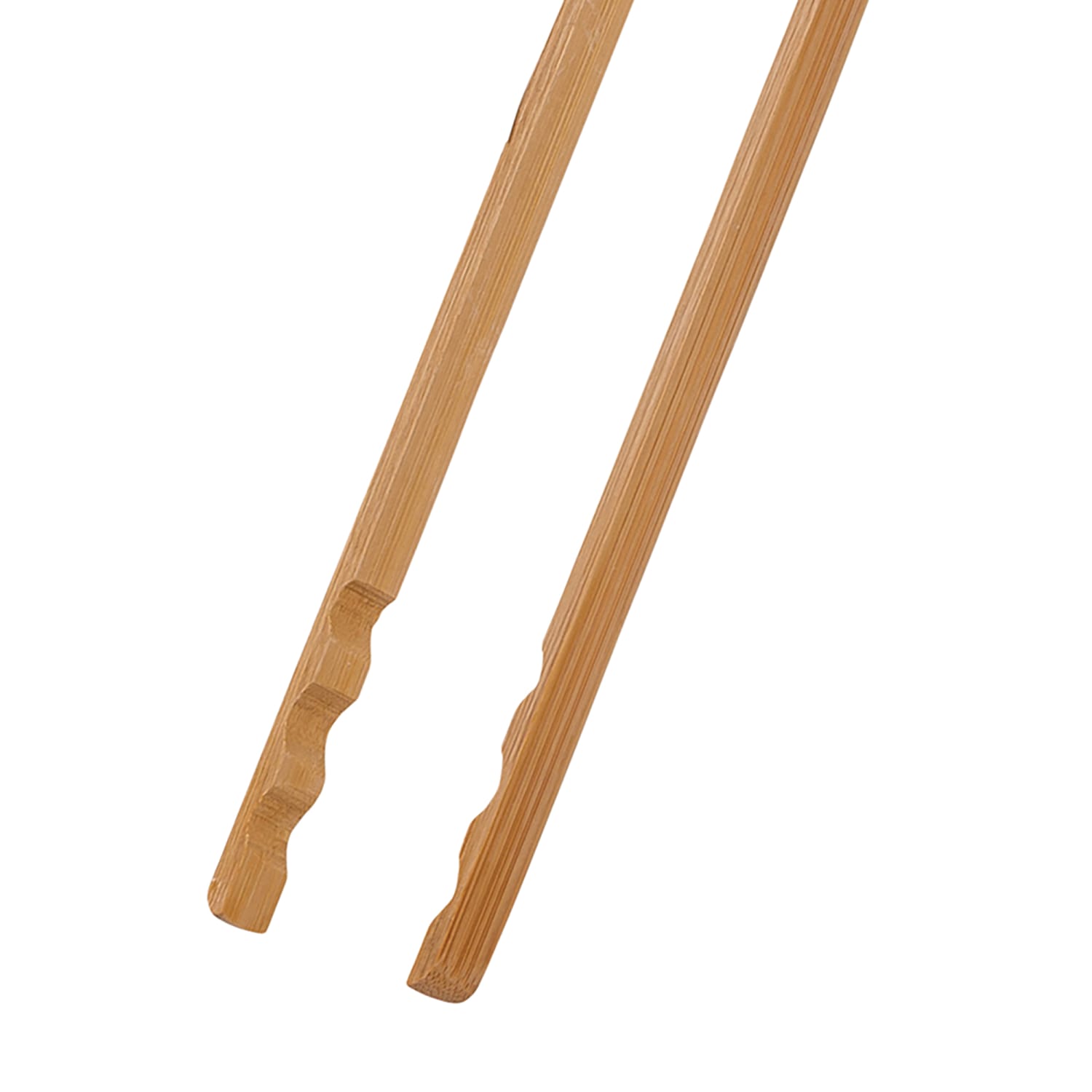 Joyce Chen Burnished Bamboo Tongs With Serrated Teeth, 11in - Image 4
