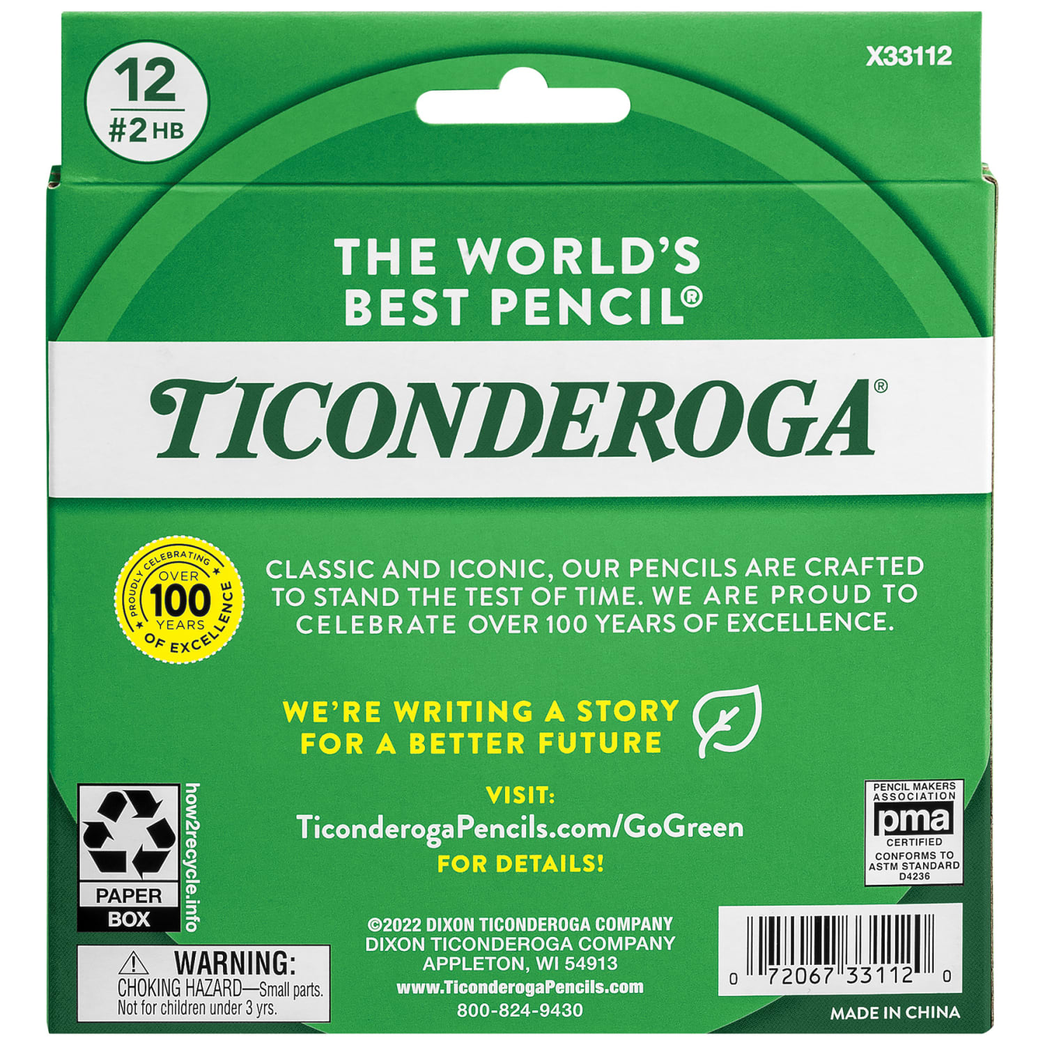 Ticonderoga My First Short Wooden Pencils, #2 HB/Soft, Primary Colors, 12 Pencils Per Pack, Set Of 2 Packs - Image 6