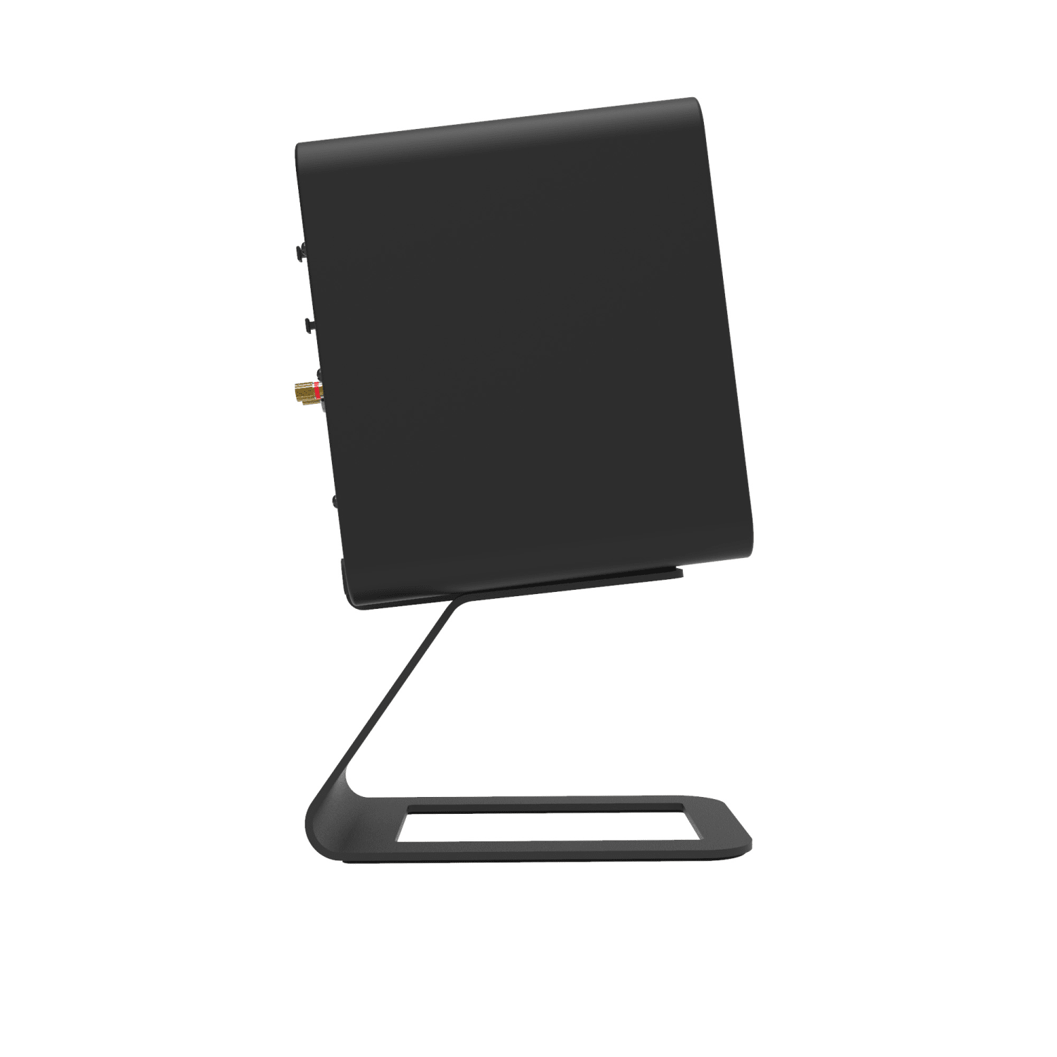 Kanto Desktop Speaker Stands SE4 - 9 lb Load Capacity - 5.60in Height - Desktop - Silicone, Steel - Black - Image 4