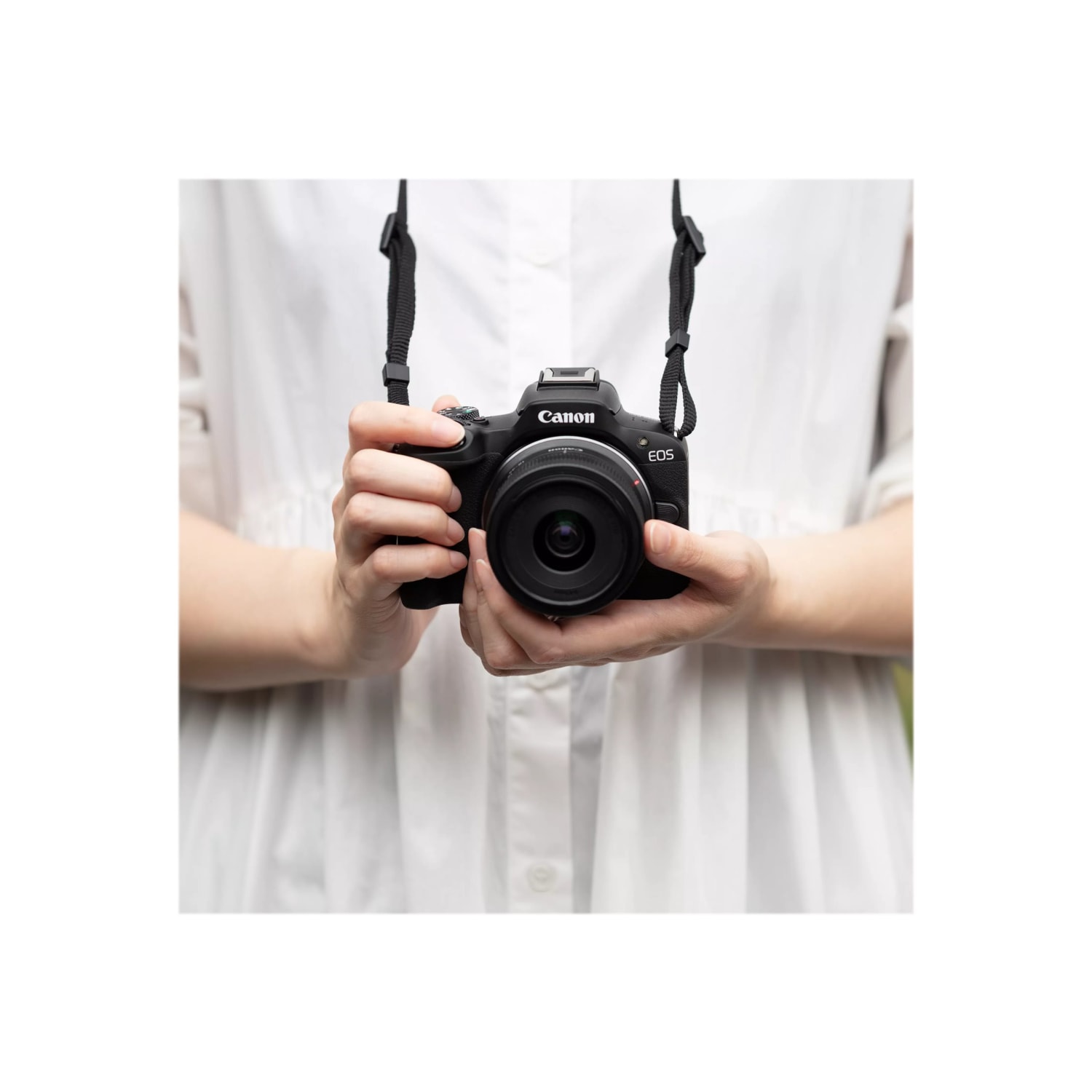 Canon EOS R50 - Digital camera - mirrorless - 24.2 MP - Full Frame - 4K / 30 fps - 2.5x optical zoom RF-S 18-45mm F4.5-6.3 IS STM lens - Wi-Fi, Bluetooth - black - Image 4