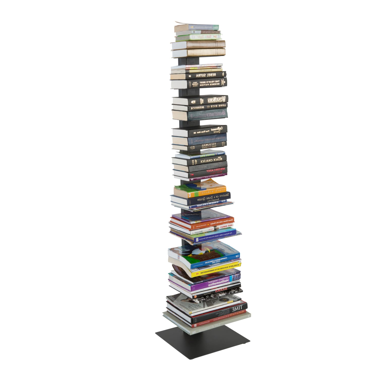 Eurostyle Sapiens 60inH 10-Shelf Bookcase, Anthracite - Image 4