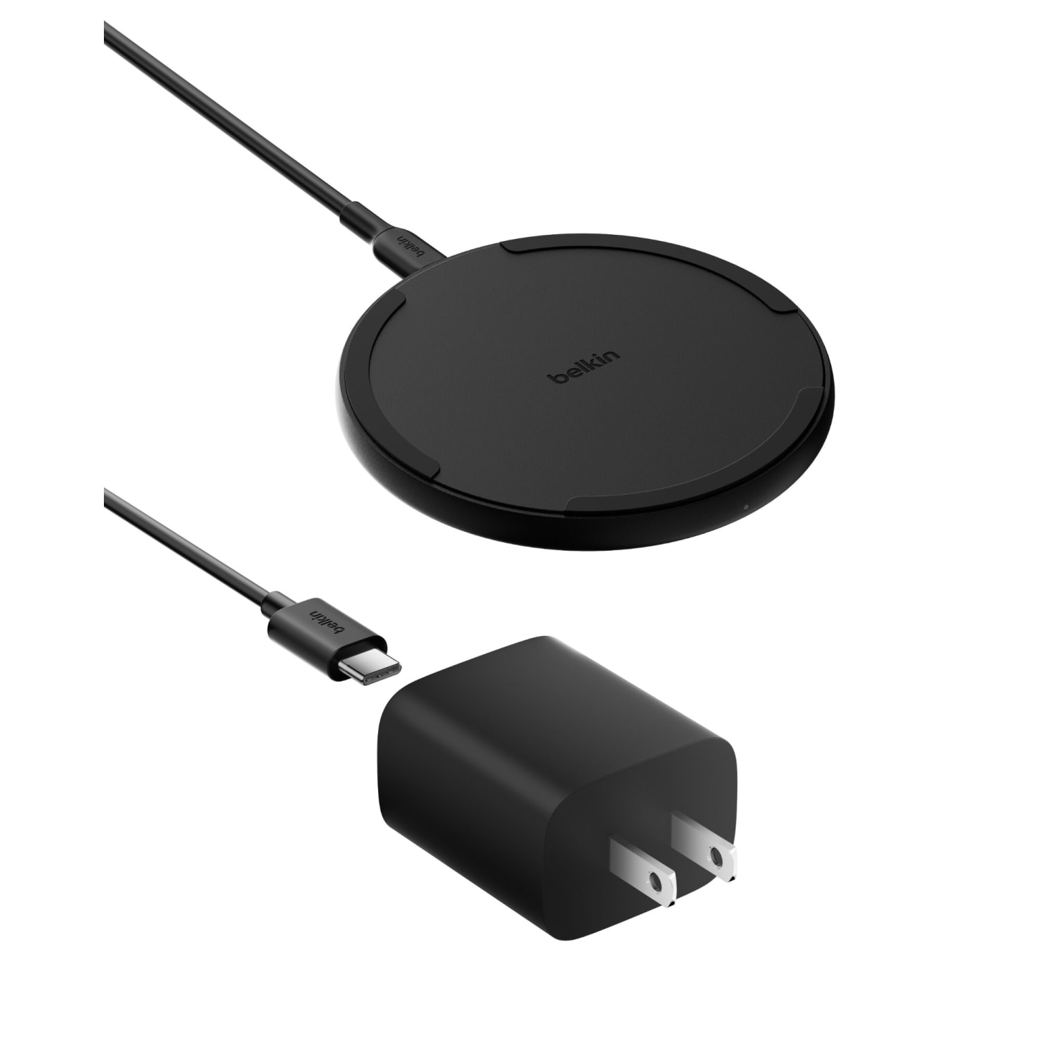 Belkin BoostCharge 15W Wireless Charging Pad, Black - Image 3