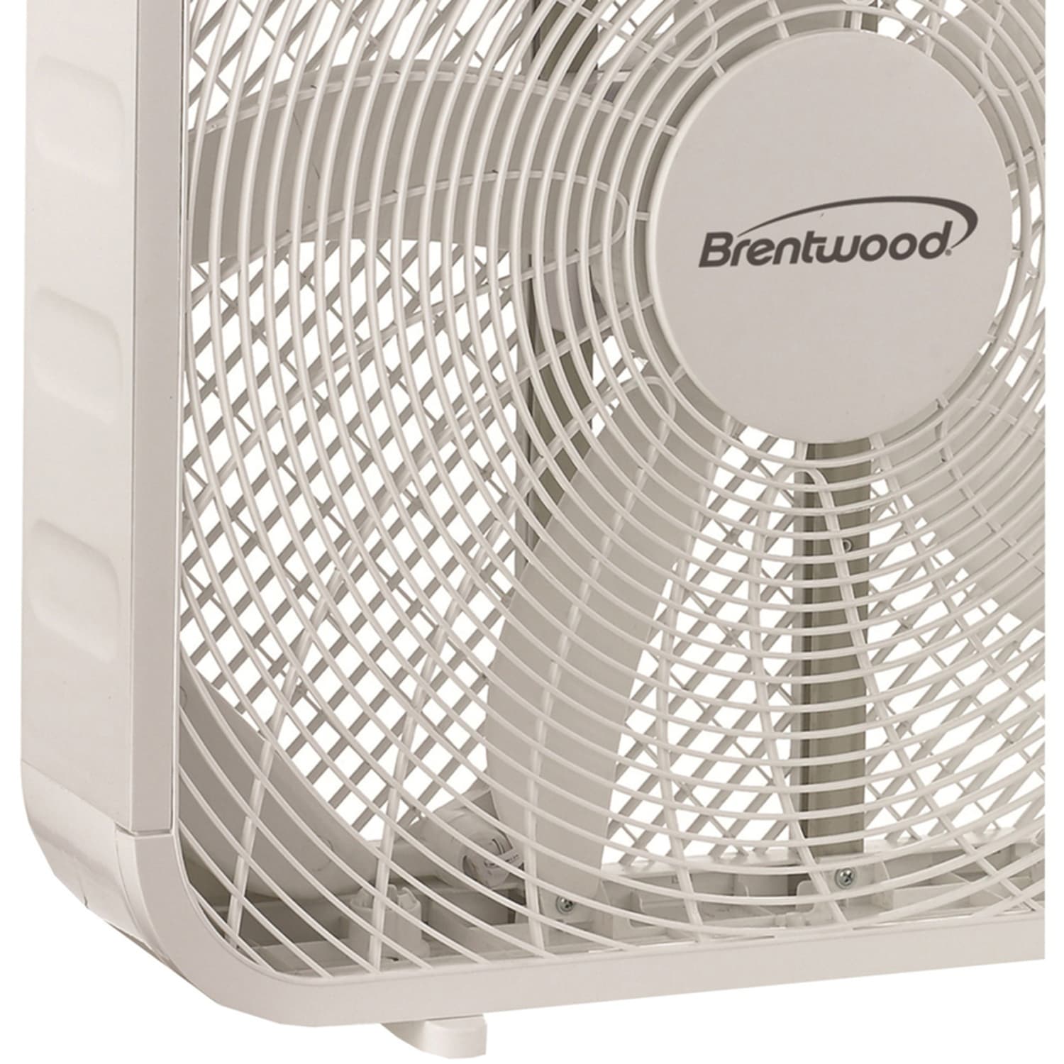 Brentwood Kool Zone F-20SW 20in Box Fan - 20in Fan Diameter - 3 Speed - Quiet, Removable Grill - White - Image 5