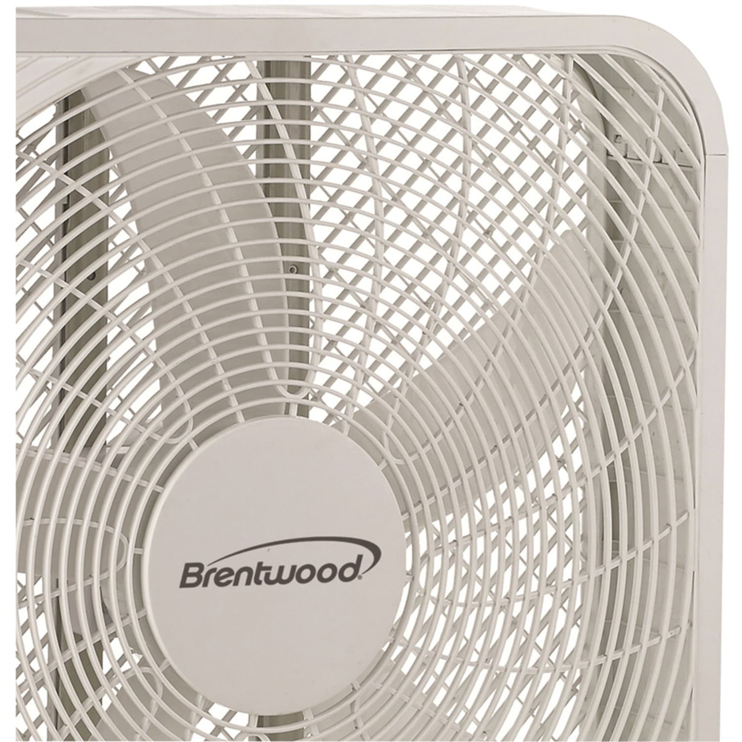 Brentwood Kool Zone F-20SW 20in Box Fan - 20in Fan Diameter - 3 Speed - Quiet, Removable Grill - White - Image 6